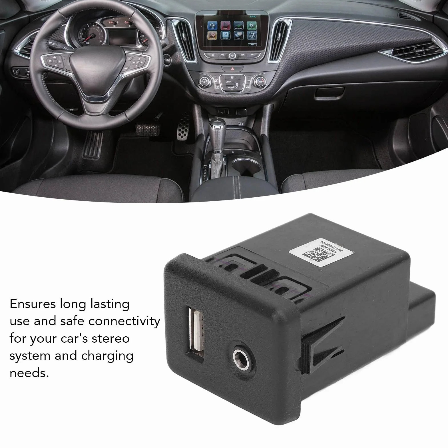 ABS Car Stereo AUX USB Interfejs Socket Jack moduł do ładowania Malibu EG3 2012-2018 Insignia A 2009+ Astra K 2016+