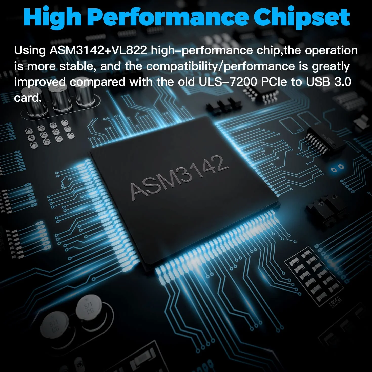 PCIe USB 3.2/3.1 Gen 2 karta 7 portów (2 USB C, 5X Type A) karta rozszerzeniowa z portem wewnętrznym 10 Gbps do Windows 10/8/7/XP i Mac OS 10.8.2 Above