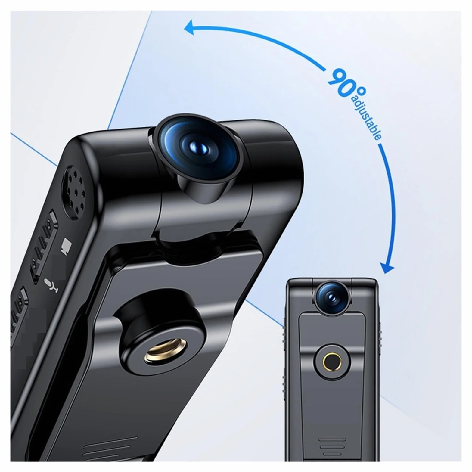 Kamera akcji Rower sportowy kamera na korpus 1080P Mini obrót kamera na deskę rozdzielczą wideo Audio dyktafon motocykl motor Motion Digtal Camera(Add 64gb card,A19 Camera)