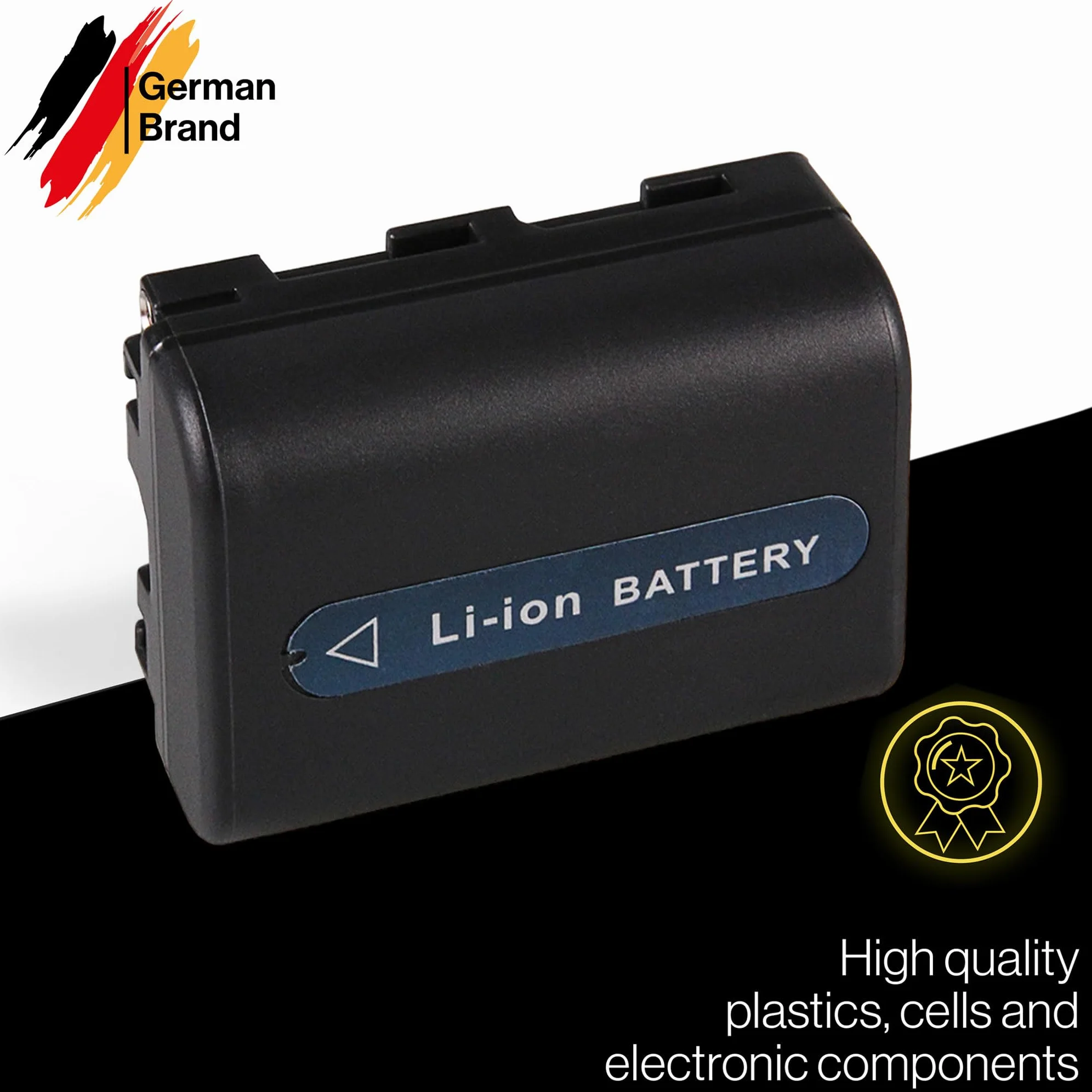 PATONA 2X Akumulator do Sony NP-QM51 QM71D QM91D QM71 FM70 FM90 1600mAh | Akumulator zamienny do kamer DSLR-A100 NP FM30 FM50 CCD TRV106K 108 116 128 DCR DVD91 100 200 HC14 TRV6 TRV8