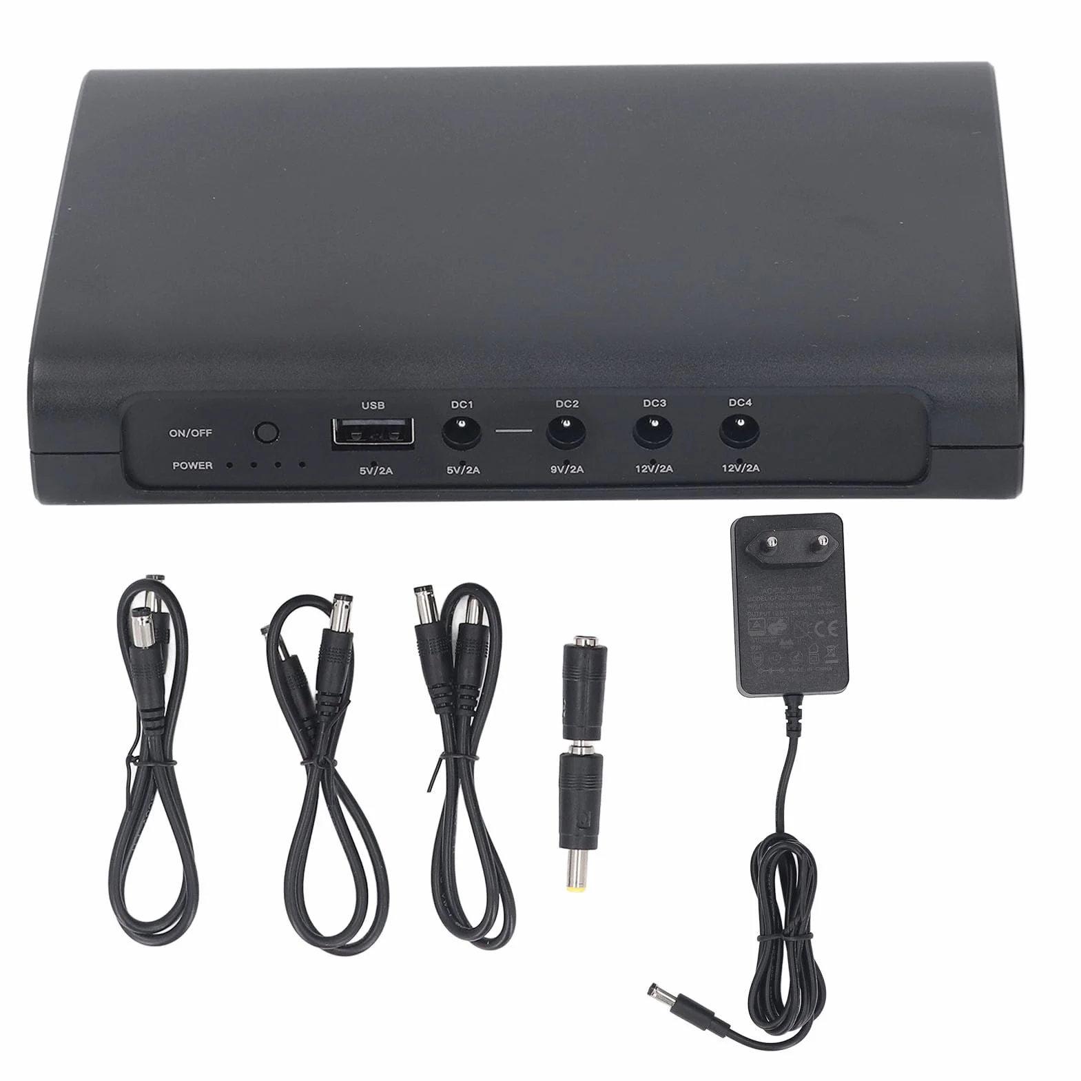 Mini Zasilacz Awaryjny UPS Zasilanie Bateryjne z Portem 5 V 9 V 12 V DC i Portem USB Zasilacz UPS 15000 MAh do Routerów Smartfony Modemy (Spacnanampnahf3cgi-12)