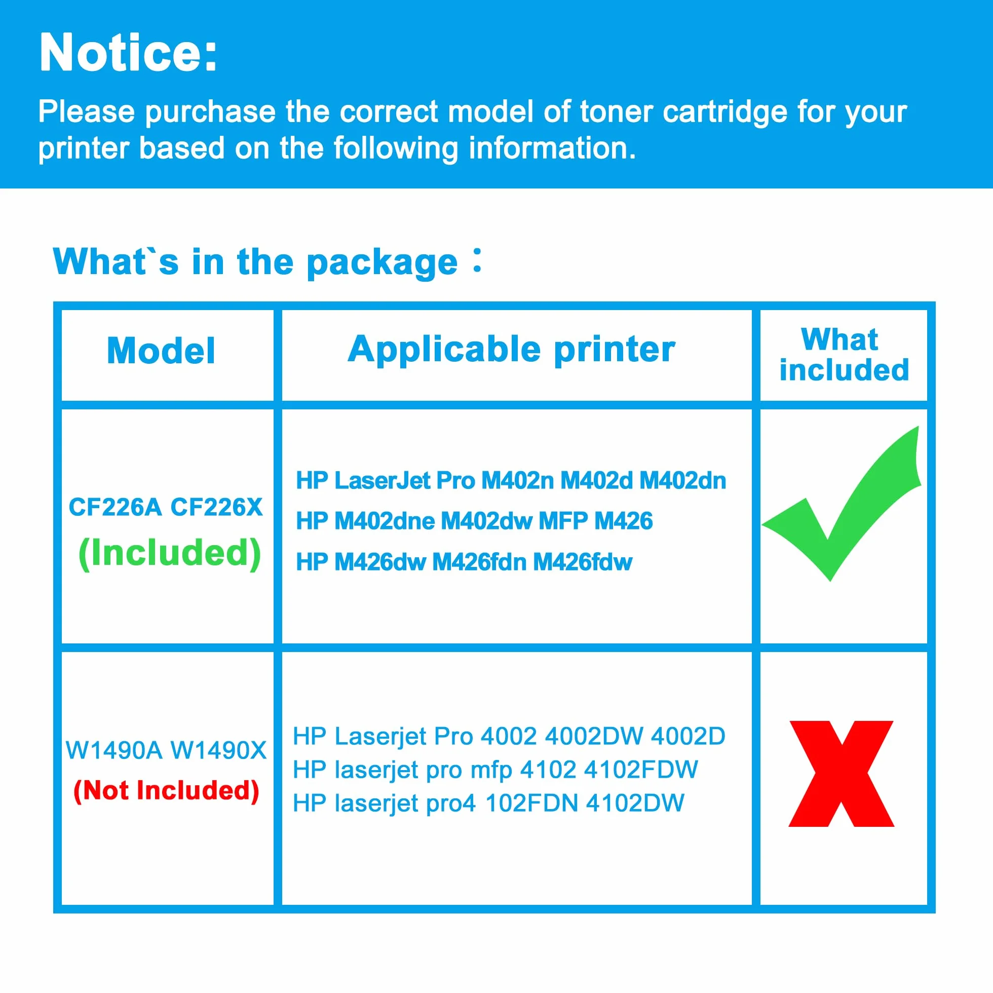 LCL Kompatybilny z tonerem 26A CF226A (1 czarny) zamiennik do HP Laserjet Pro M402n M402d M402dn M402dne M402dw MFP M426 M426dw M426fdn M426fdw