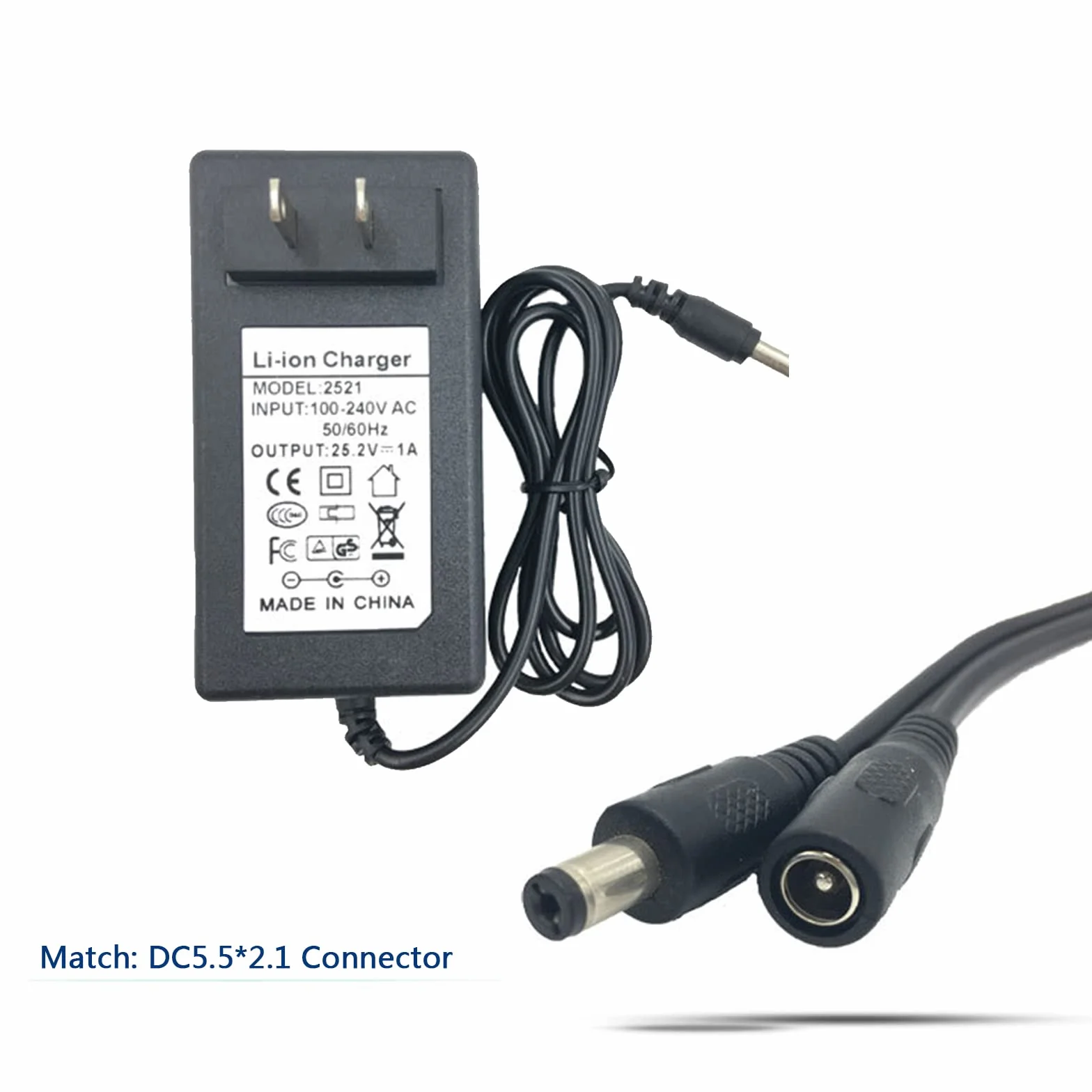 DC 24 V litowo-polimerowy akumulator litowo-jonowy 10800 mAh o dużej pojemności, pasuje do taśm LED, lamp górniczych, modeli samolotów, zabawka elektryczna z ładowarką