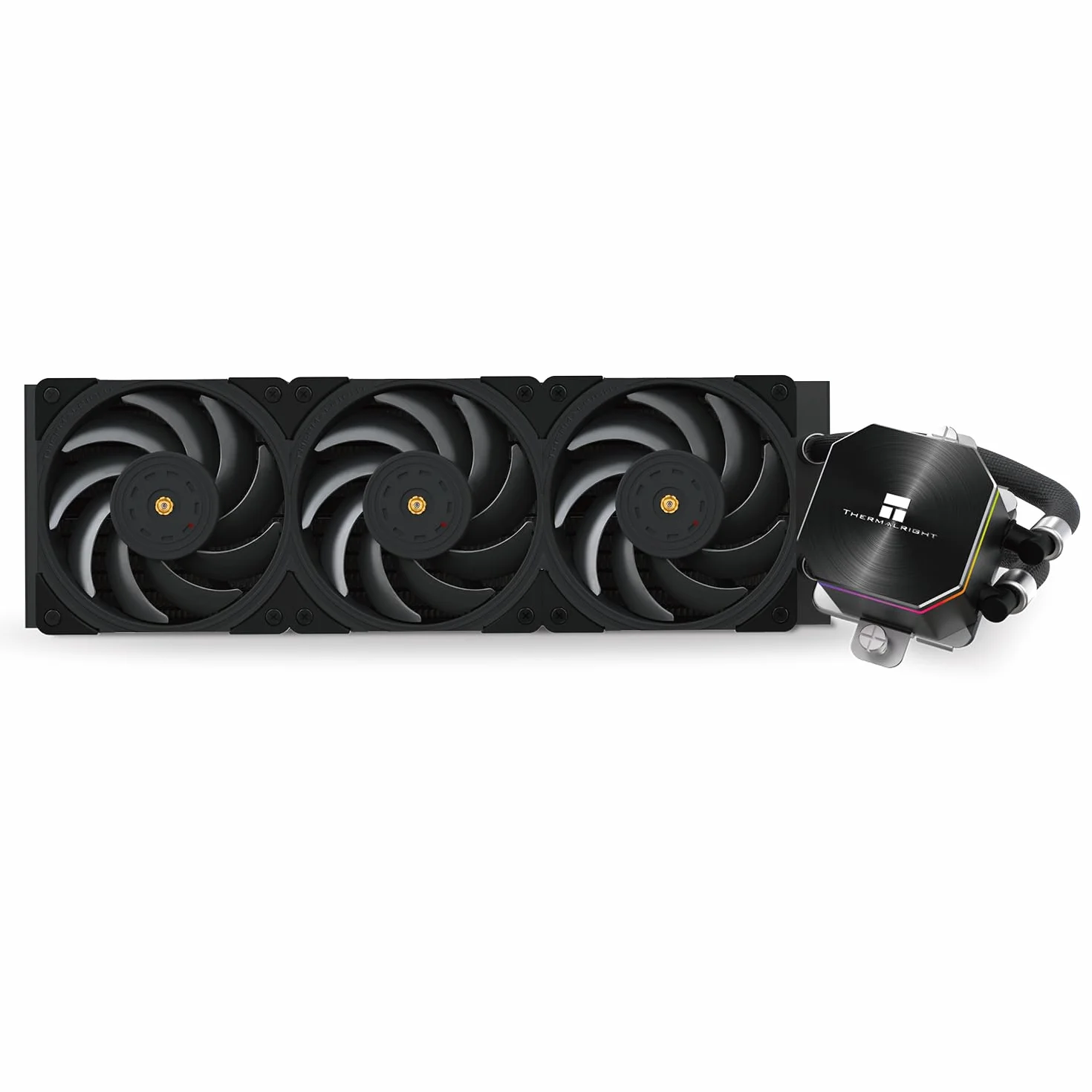 Thermalright Frozen Edge 360 Black, chłodzenie wodne CPU z wentylatorem PWM 120 mm, 360 mm AIO, zintegrowana chłodnica wodna dla AM4/AM5, Intel LGA1700/1851/1150/1151/1200