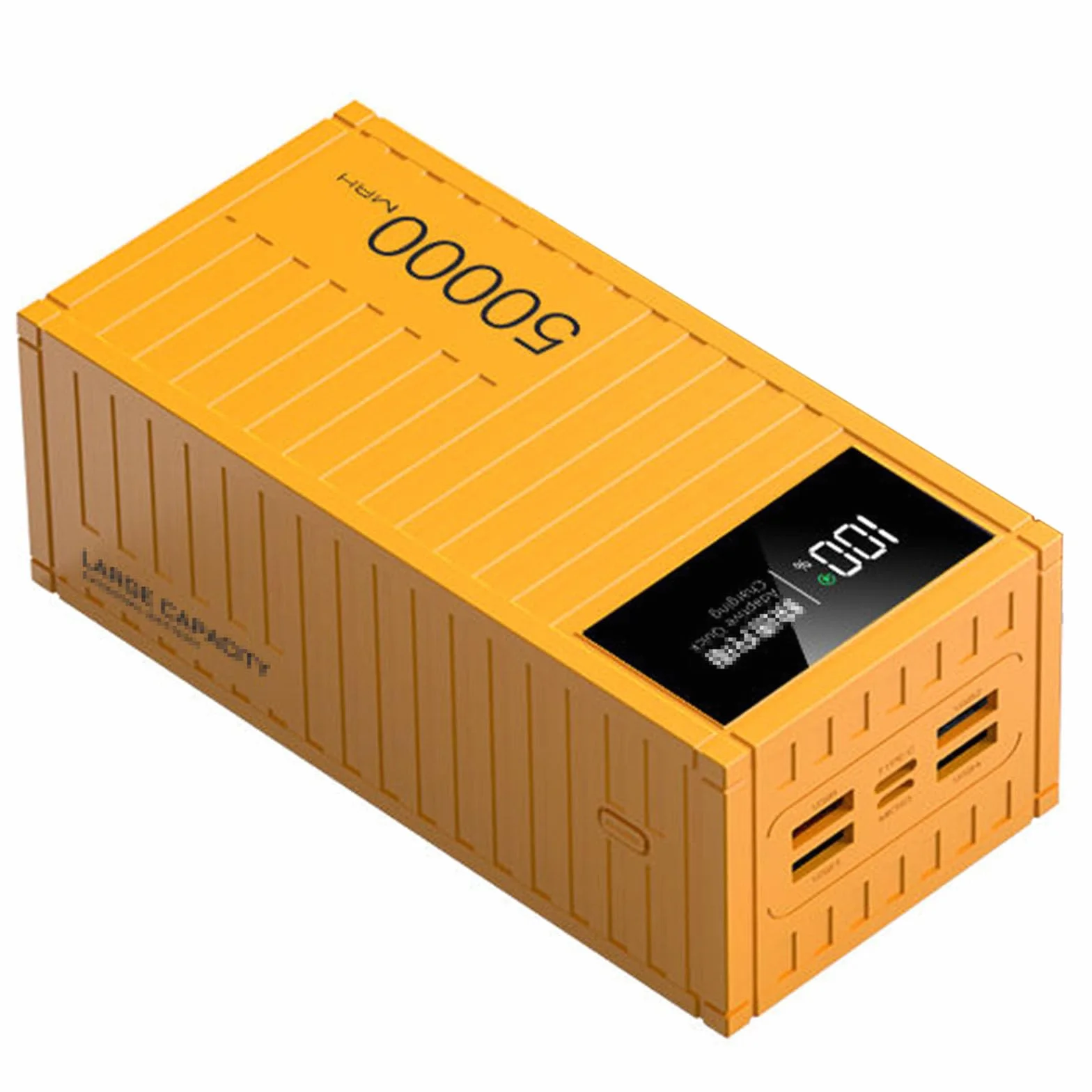 Przenośny Power Bank, Szybkie Ładowanie, 50000mAh Duża Pojemność Power Bank Na Zewnątrz Kempingowy, 66 W PD 20 W,Yellow