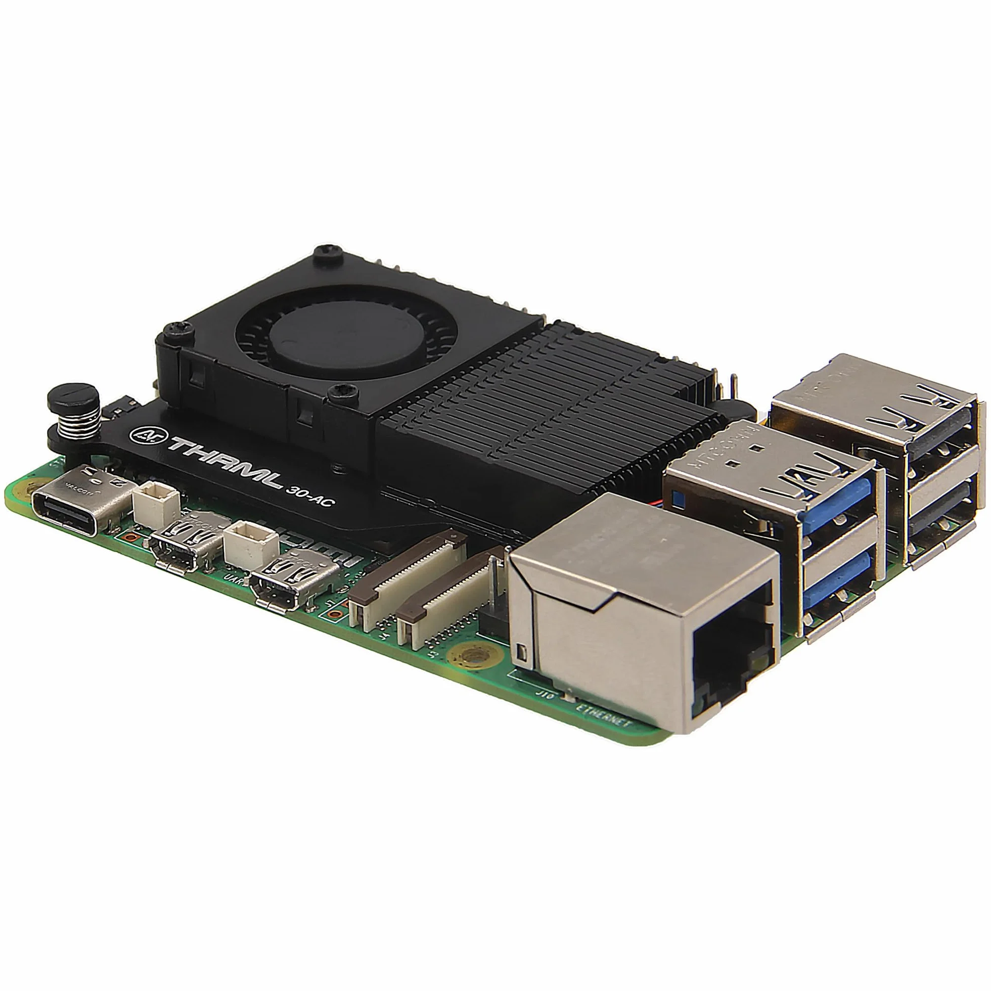 Geekworm Argon THRML 30 mm Active Cooler for Raspberry Pi 5, THRML 30-AC
