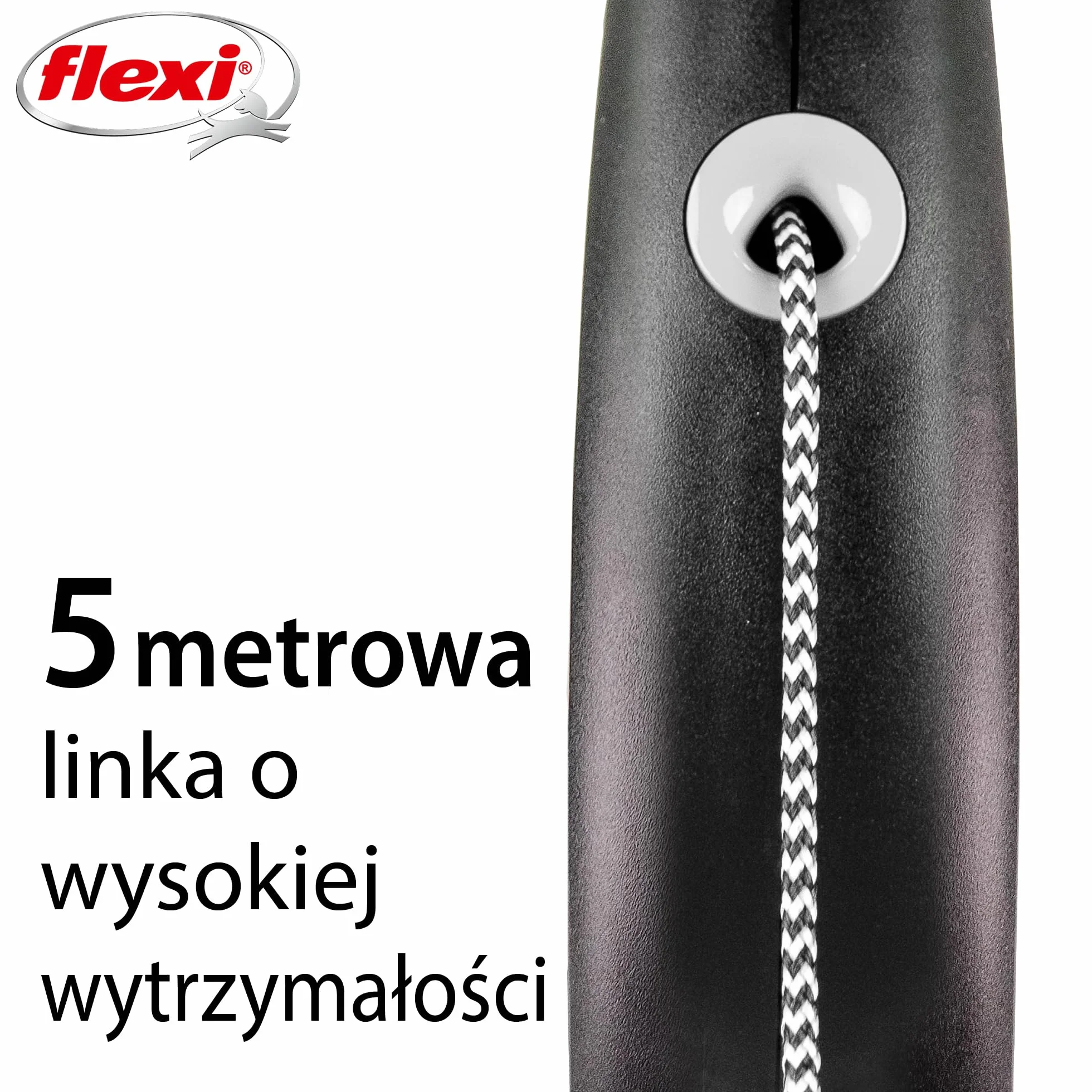 FLEXI Design S Kabel 5 m Srebrny