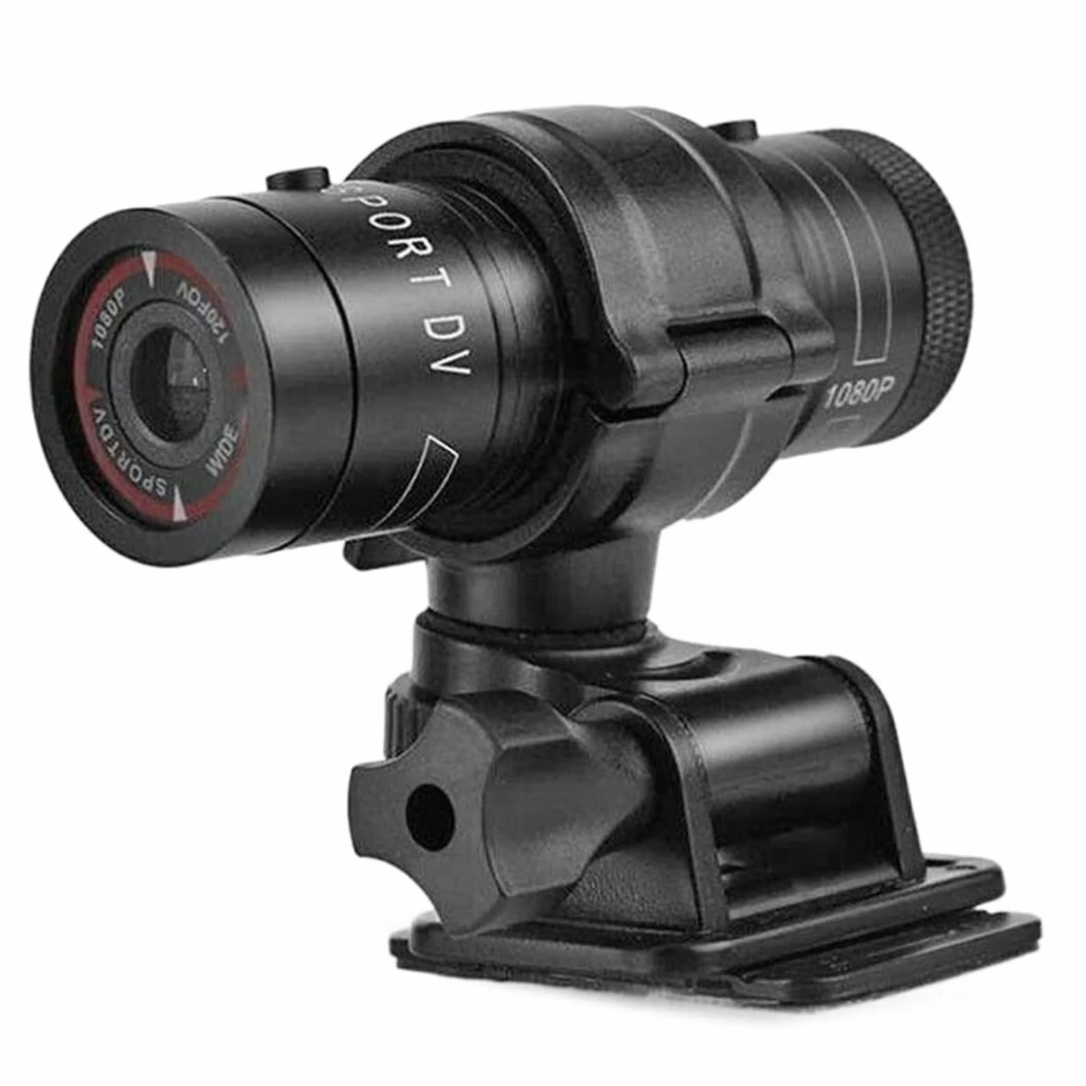Kamera Sportowa Kamera HD 1080p Rower Górski Rower Kask Motocyklowy Akcja Wodoodporna Kamera Wideo DV Samochodowy Rejestrator Wideo Przejrzystość Precyzja(Only Camera No Card)