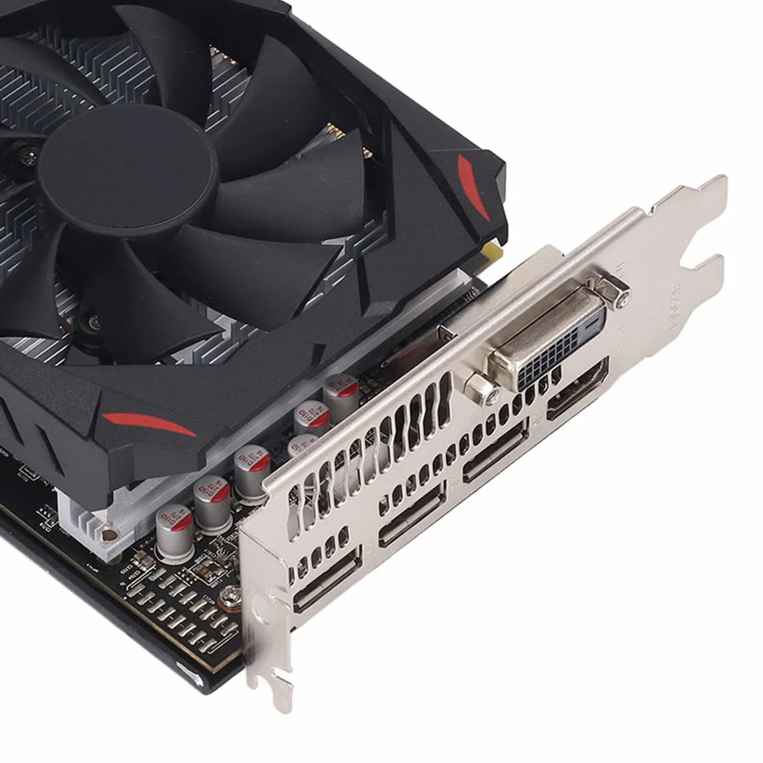 Karta Graficzna RX 580 8 GB DDR5, 256-bitowa Karta Graficzna do Gier z Gniazdem Pci Express 3.0 16X do Komputerów Stacjonarnych, Dwa Wentylatory