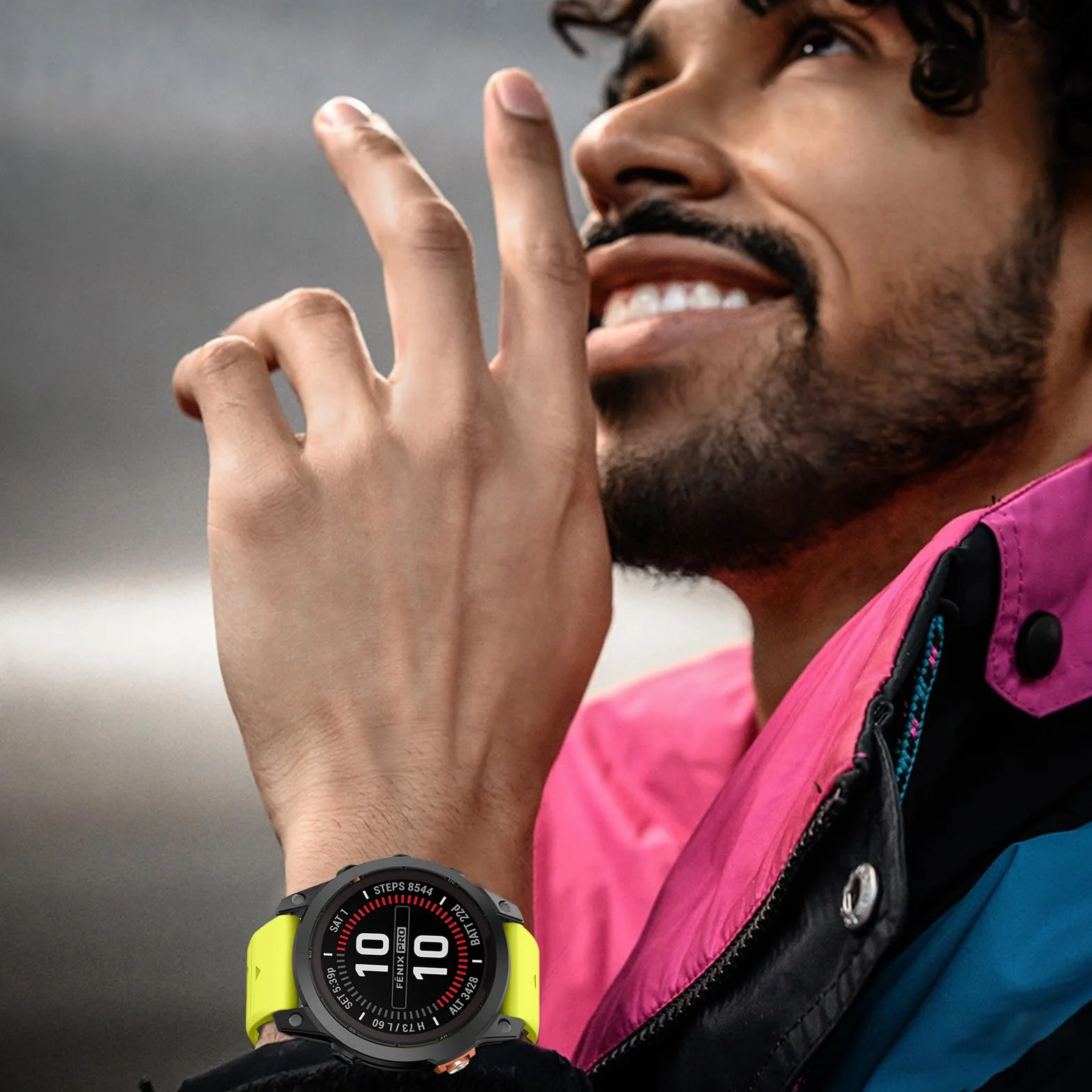 Pasek do zegarka Garmin Fenix 6 Pro/Fenix 6/Fenix 7/Fenix 7 Pro/Fenix 5/Epix Pro 47 mm, 22 mm silikonowe paski zamienne QuickFit