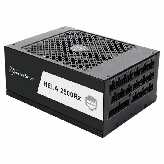 Silverstone HELA 2500Rz, Cybenetics Platinum całkowicie modułowy zasilacz ATX, 2500 W, ATX 3.1 i PCIe 5, SST-HA2500R-PM