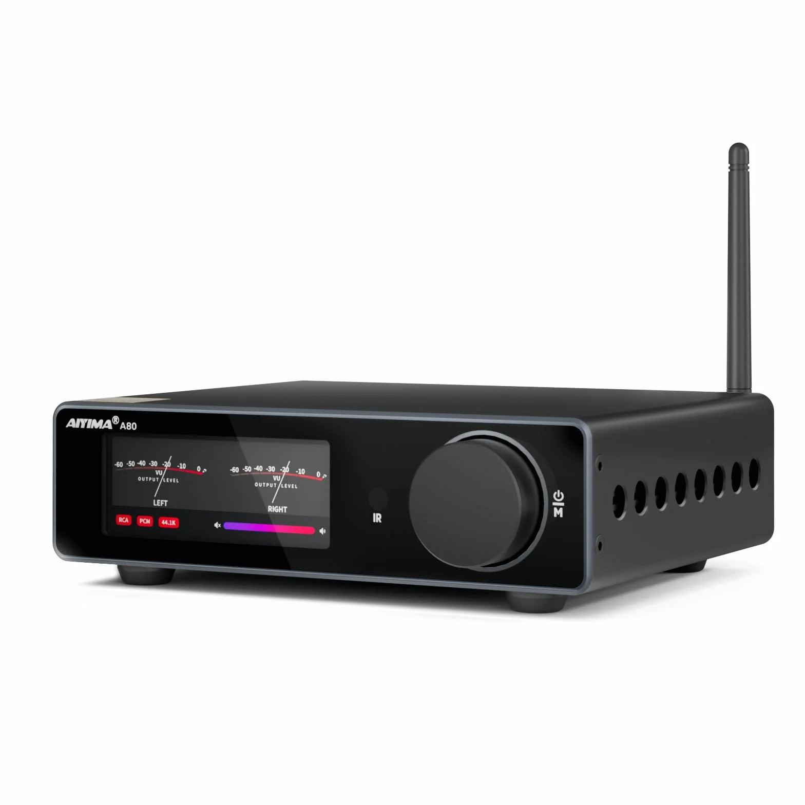 AIYIMA A80 Wzmacniacz mocy DAC TPA3255D2 Stereo HiFi 2.0 Kanał klasy D wzmacniacz Bluetooth 300Wx2 deoder ESS9038Q2M z PC-USB Koncentryczny optyczny TRS Wejście RCA