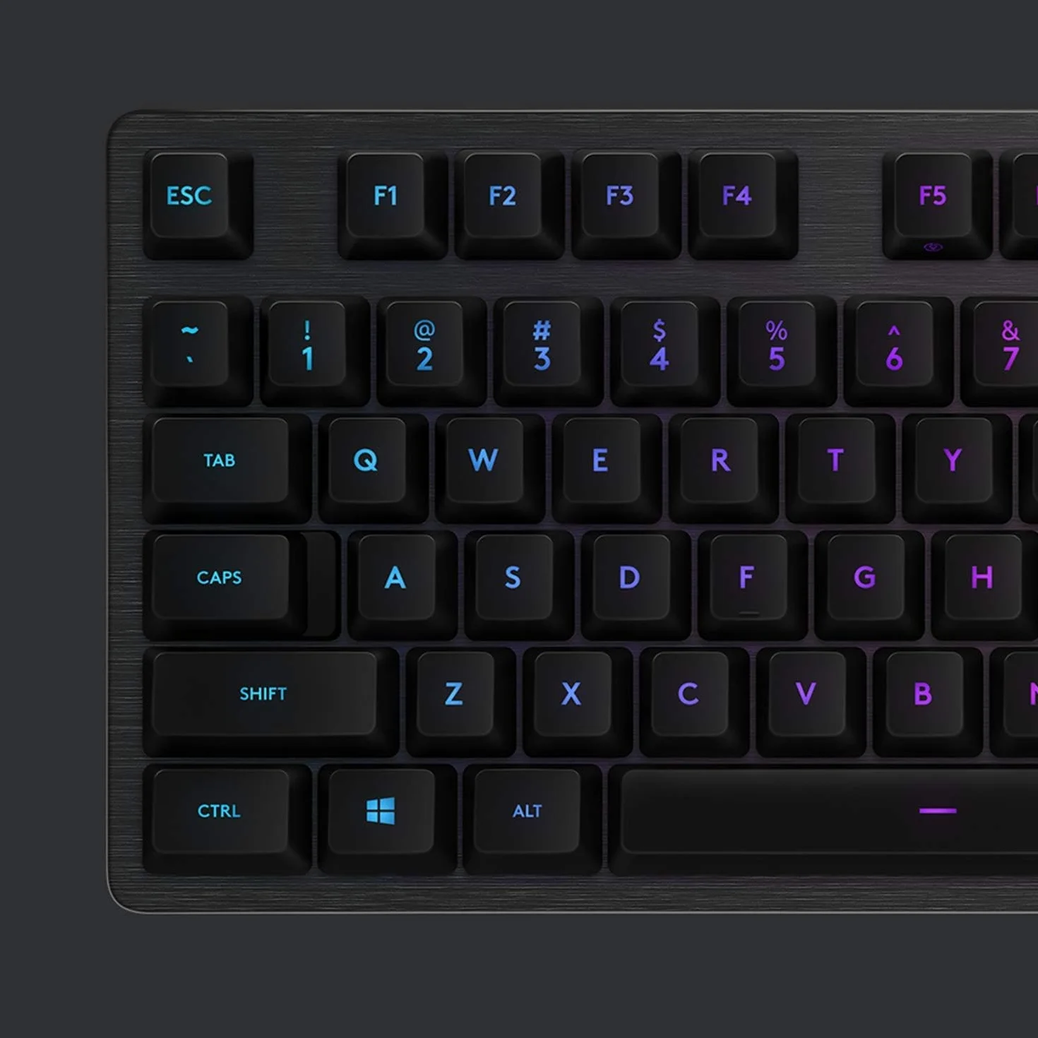 Logitech G512 Carbon Lightsync Rgb Mechanical Gaming Keyboard With Gx Brown Switches, Mechaniczna Klawiatura Do Gier Rgb, Tactile Przełączniki,Pc/Mac - Czarny,920-009352