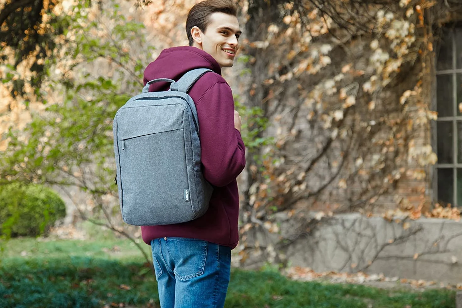Lenovo Plecak na co dzień 15,6" (B210) - szary, Szary, 15.6, Klasyczny