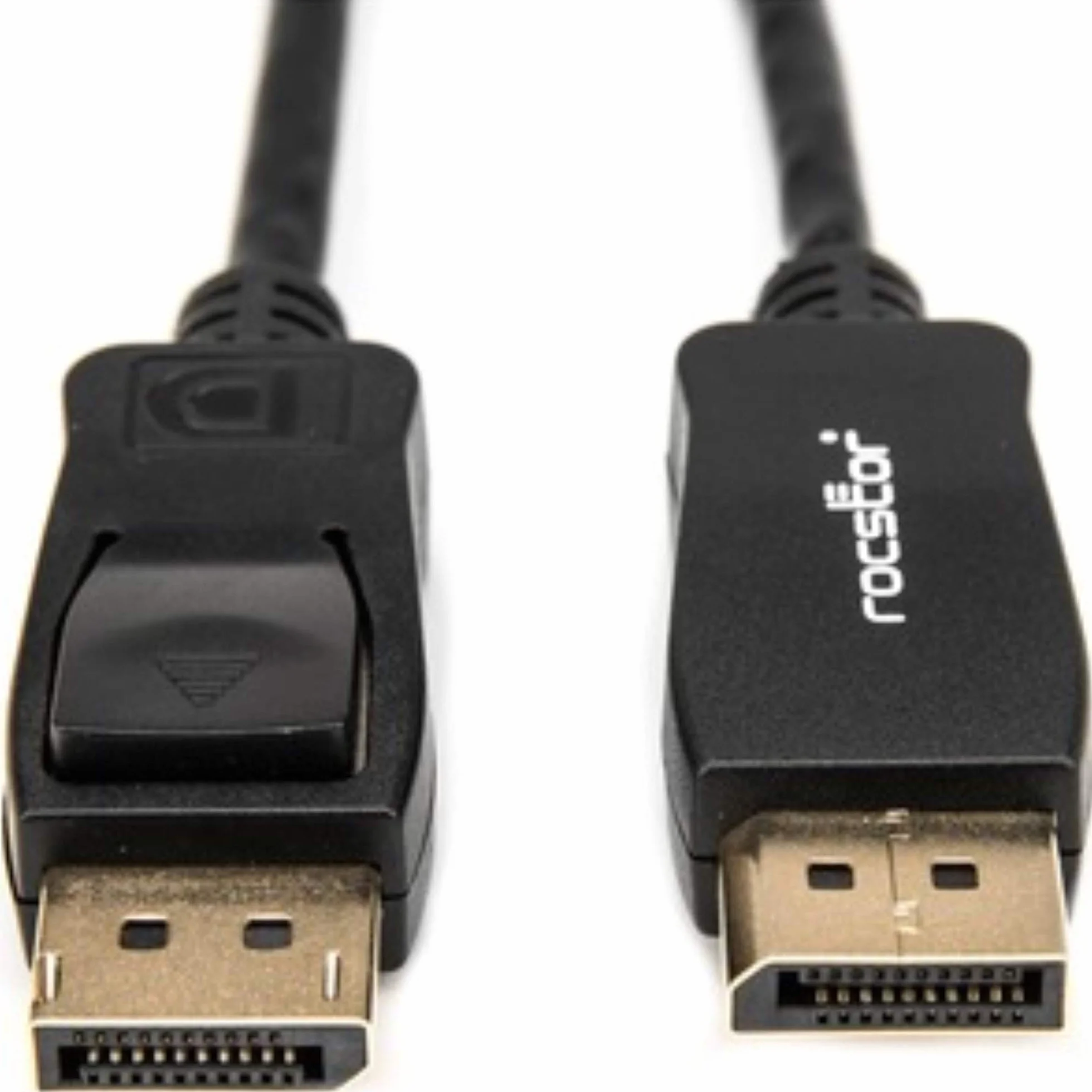 Rocstor Premium 1.2 kabel DisplayPort 1.2 M/M, DisplayPort 4k, DisplayPort, męski, cyfrowy audio/wideo, 4,6 m, czarny kabel DP TO DP 4Kx2K, DisplayPort do monitora, urządzenia audio/wideo, 2,70 GB