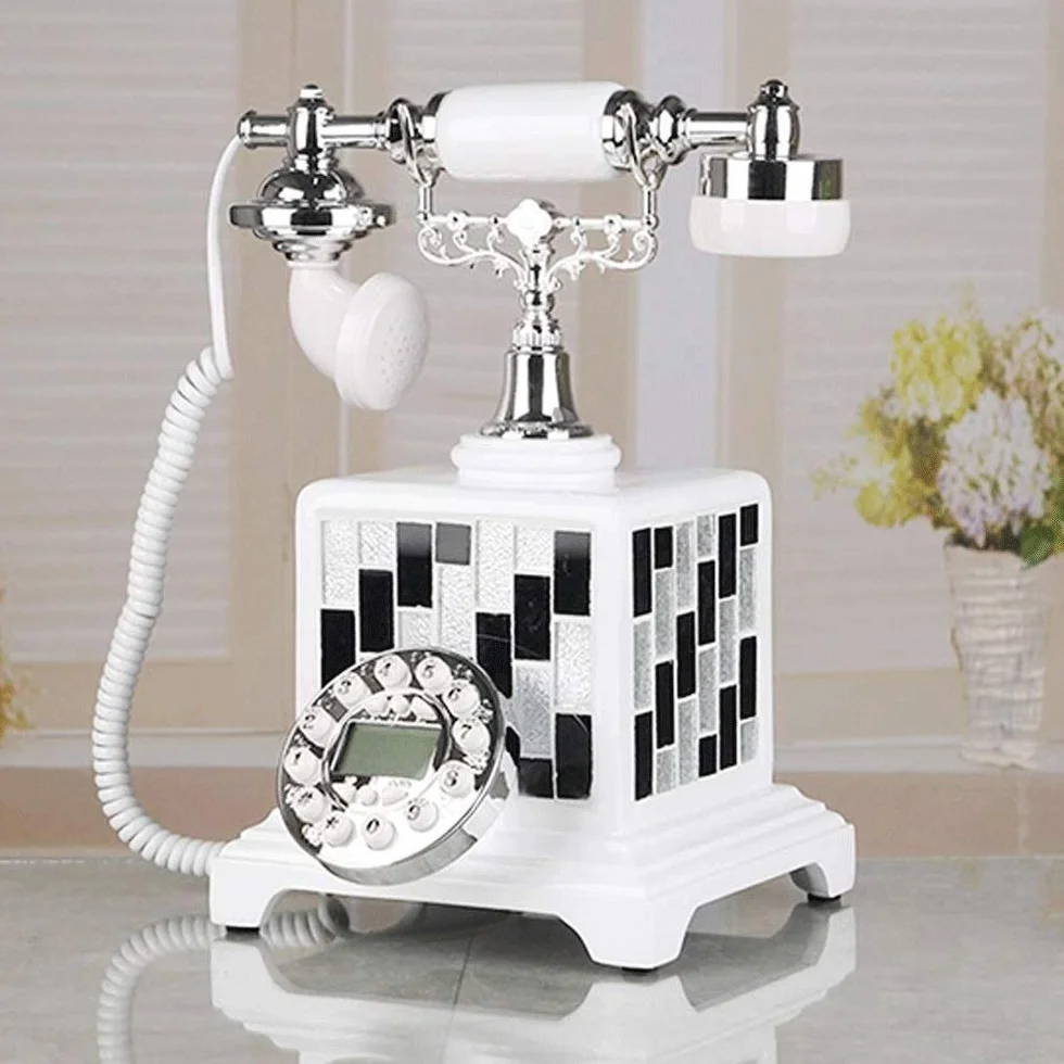 Telefon Stacjonarny W Stylu Antycznym, Telefon Stacjonarny Vintage, Nowoczesny, Prosty, Nordycki, Retro, Odpowiedni Do Domu, Sypialni, Biura, Telefonu Stacjonarnego,