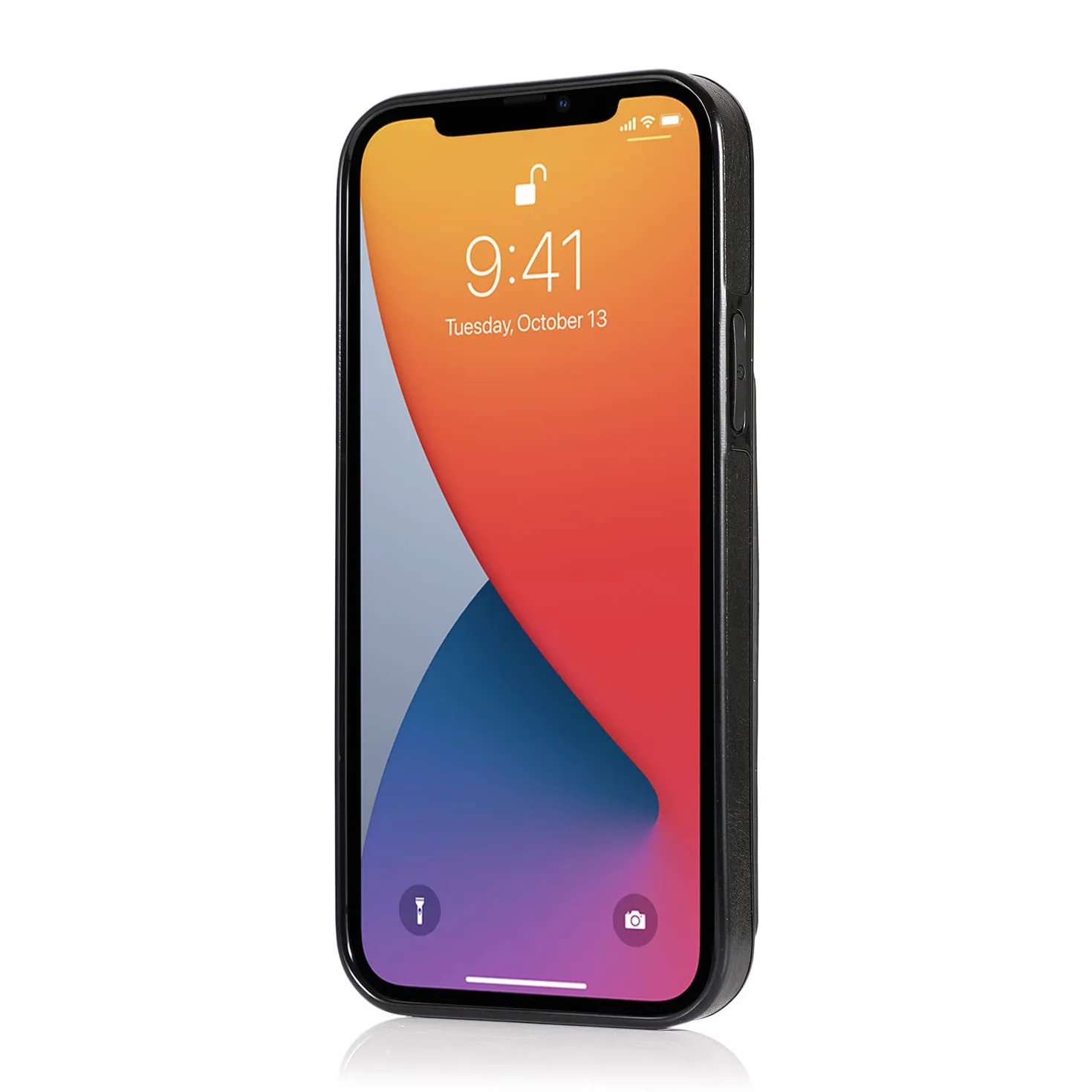 Cienkie etui do iPhone 14 Pro Max / 14 Plus/14 Pro / 14, magnetyczne etui na telefon komórkowy, z klapką, matowa skóra, portfel, etui ochronne na telefon z uchwytem na karty, czarne, 35,5 cm