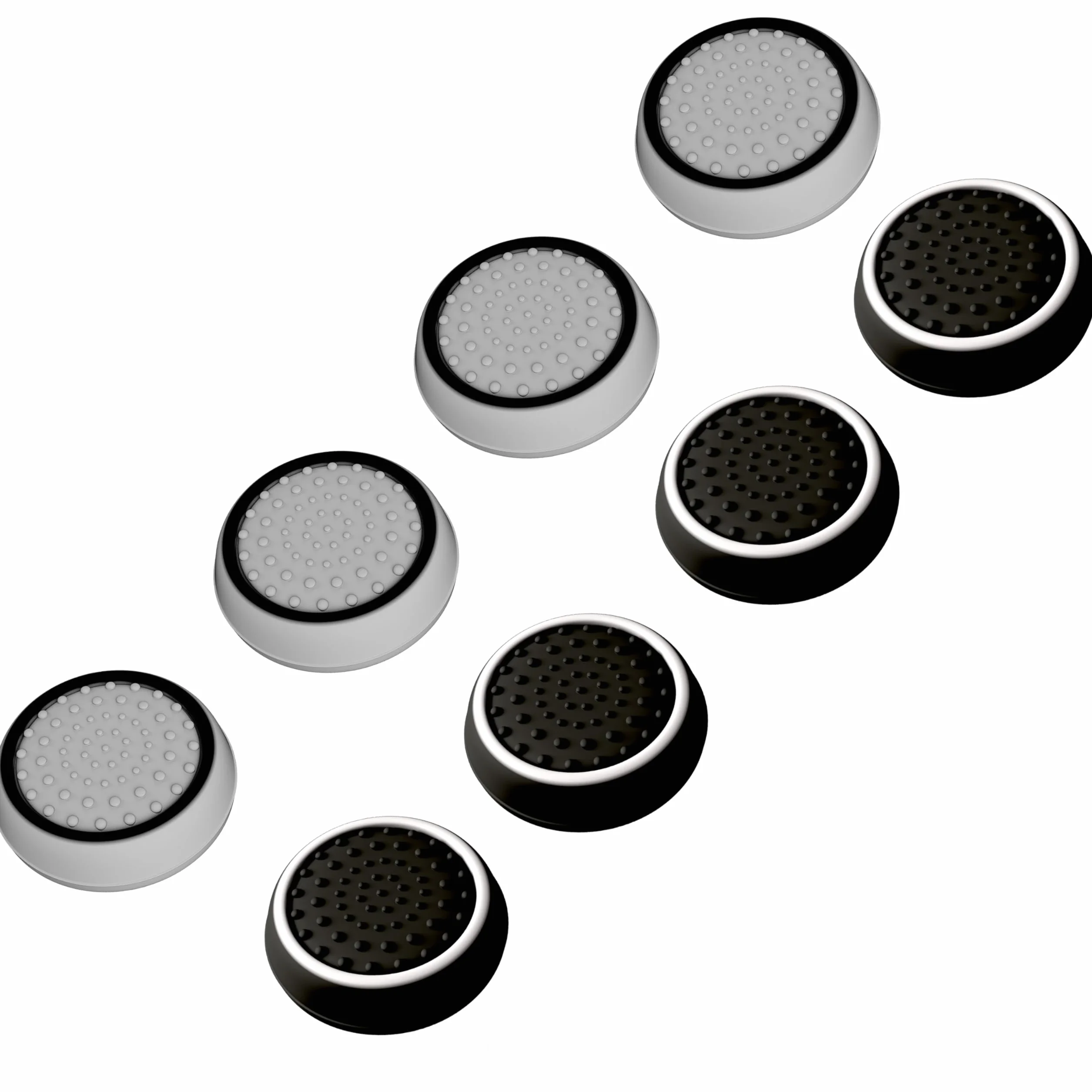 MatoSan® Zestaw 8 Nakładek na Drążki Analogowe – Kompatybilne z PS5 – Antypoślizgowe Nakładki na Thumbstick – Akcesoria Gamingowe do Kontrolerów