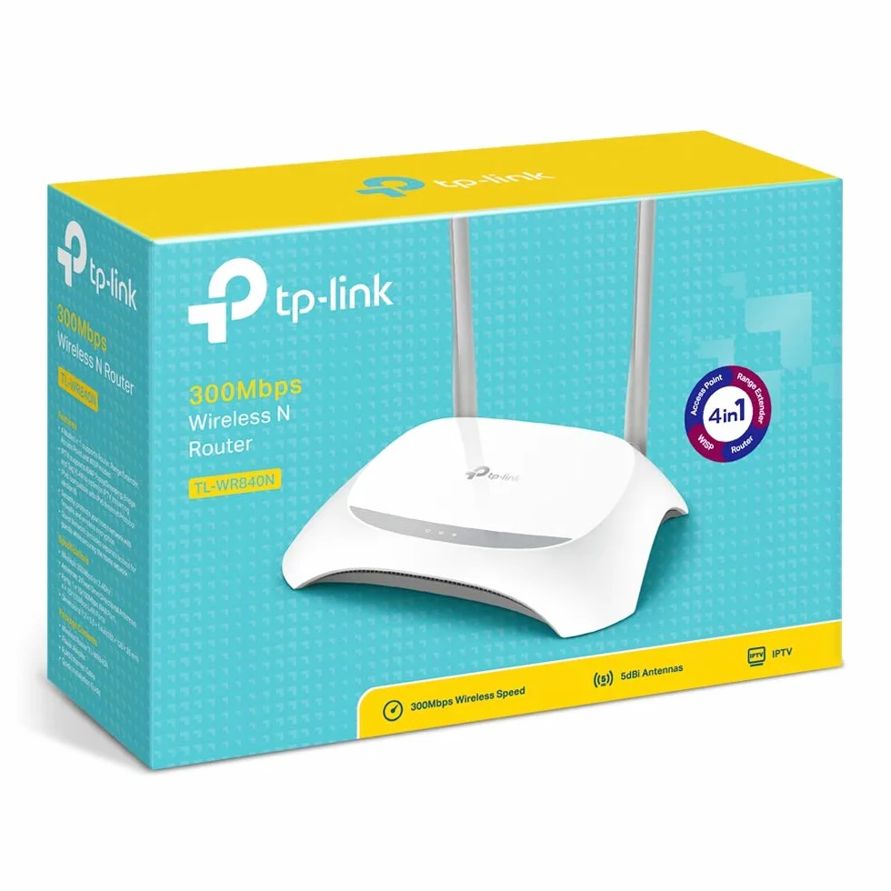 TP-Link TL-WR840N Wireless Router 4-port Switch