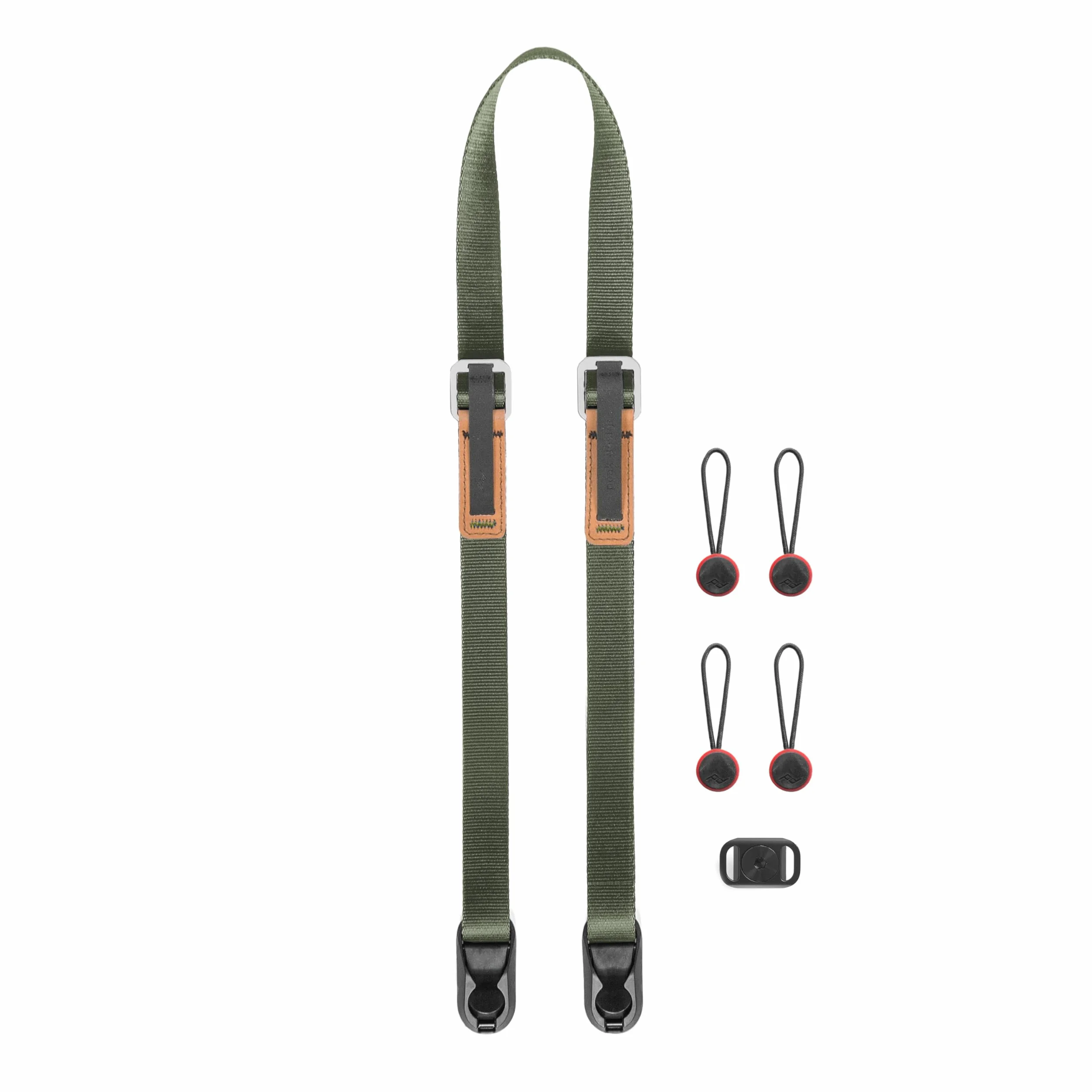 Peak Design Leash pasek do aparatu do kamer systemowych i mniejszych lustrzanek cyfrowych, kolor szałwiowy (L-SG-3)