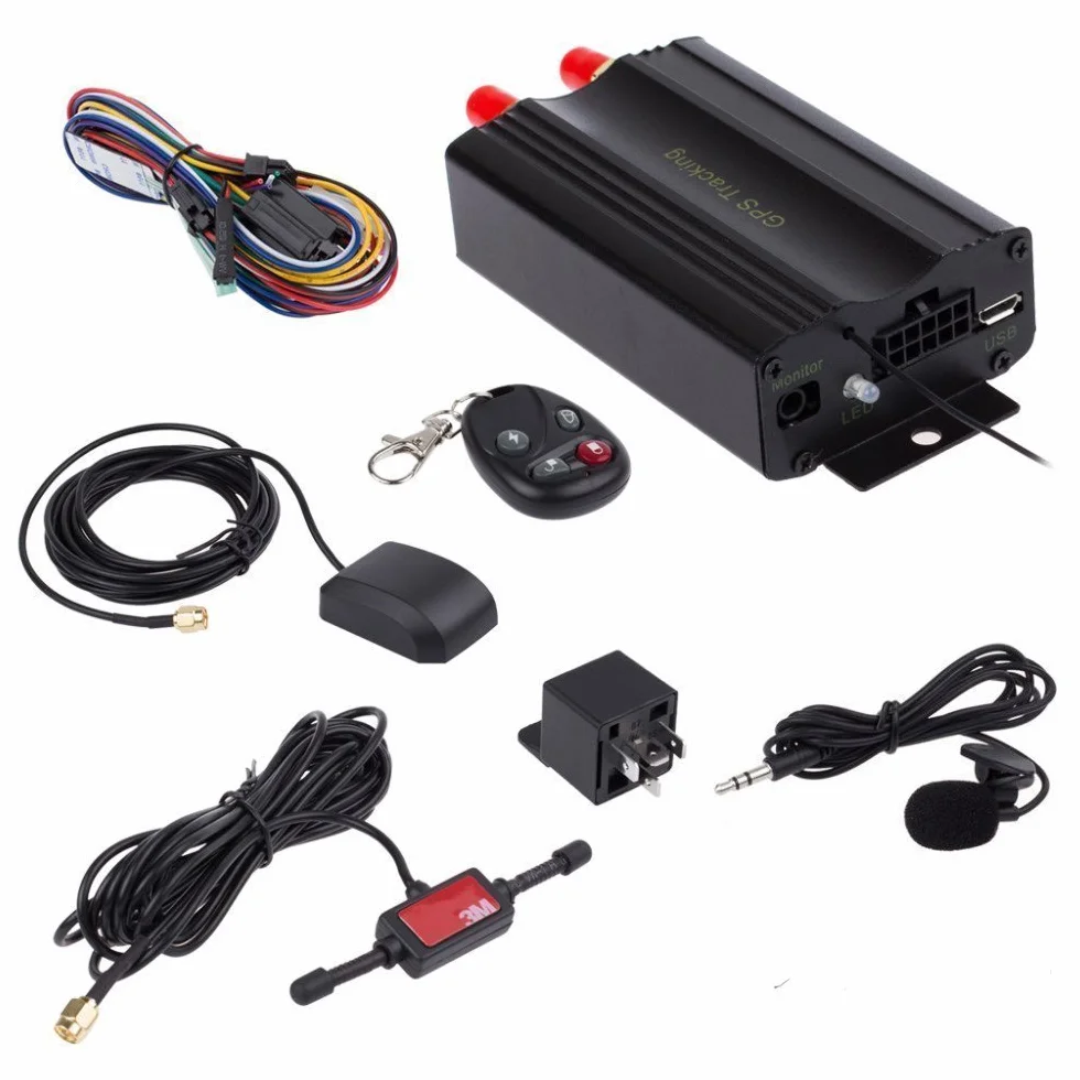 TKSTAR, lokalizator alarmu GPS, lokalizator alarmu GSM w czasie rzeczywistym do systemu GSM GPRS GPS Gniazdo karty SD zabezpieczenie przed kradzieżą (TK103B)