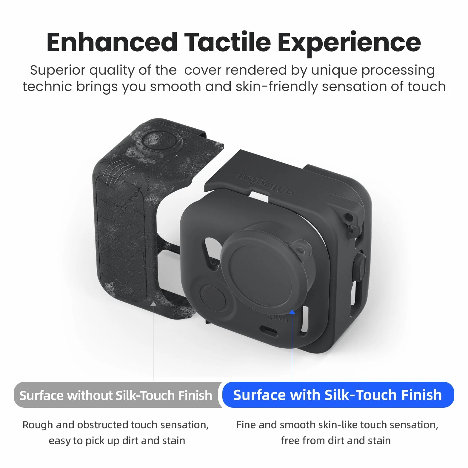 Gdraco Silikonowe etui ochronne do Insta360 GO Ultra obudowa aparatu z paskiem do zawieszenia i paskiem zabezpieczającym przed zgubieniem do Insta360 GO Ultra Action, akcesoria do kamery sportowej