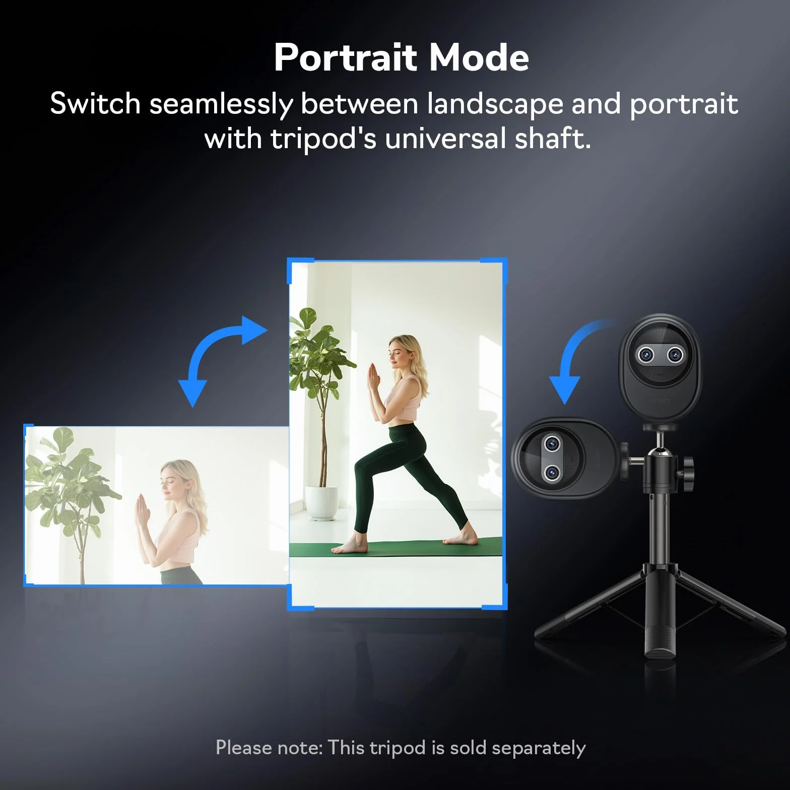 EMEET Piko+ kamera internetowa 4K, pierwsza na świecie kamera internetowa 4K z podwójnym aparatem i autofokusem AI, z czujnikiem Sony 1/2,55", 3 mikrofony i 3 tryby dźwięku, osłona danych Panda