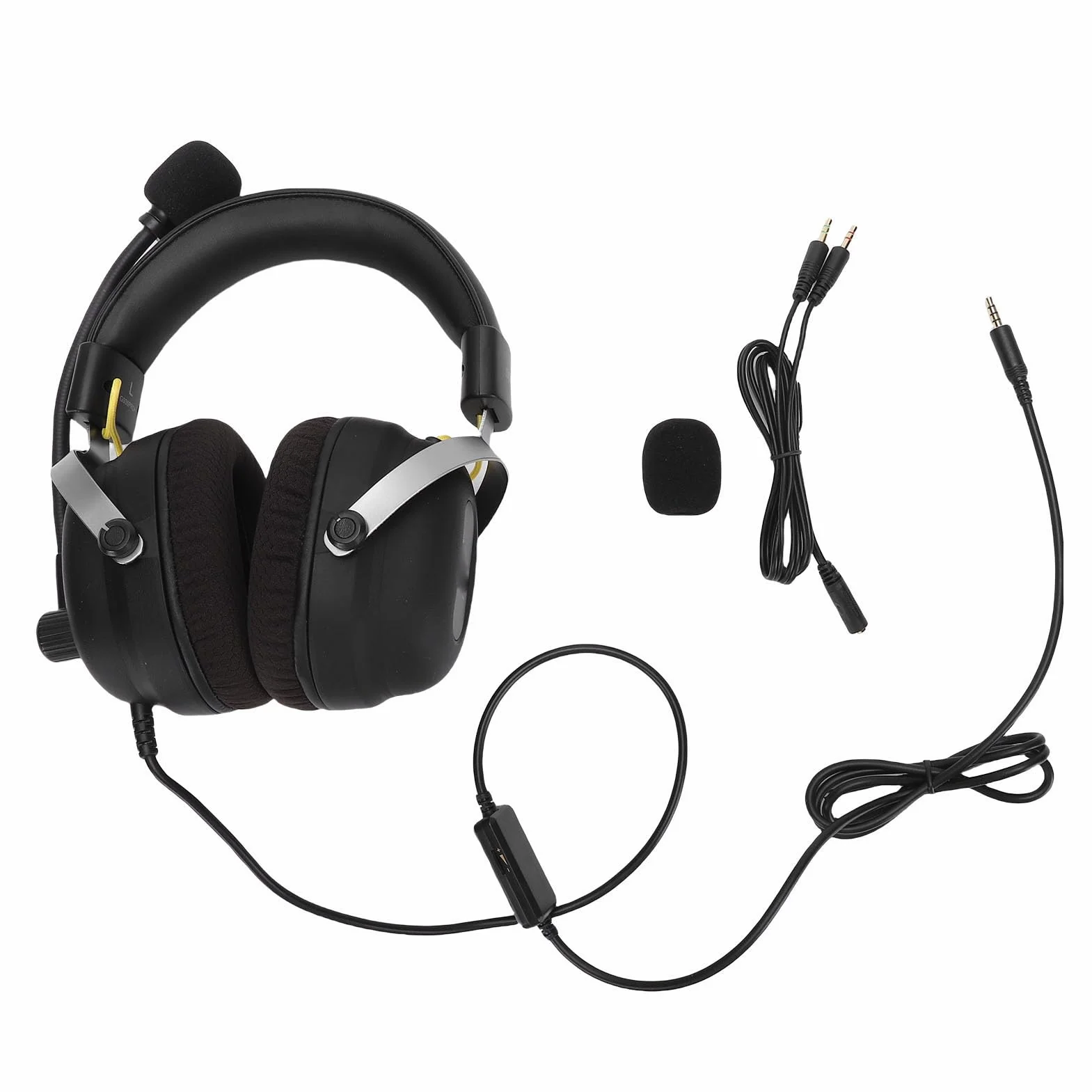 3,5 Mm Zestaw Słuchawkowy Gaming Superior Bass Soundphone do Gry Oglądającej Filmy Słuchające Muzyki Idealne dla Graczy i Filmowców