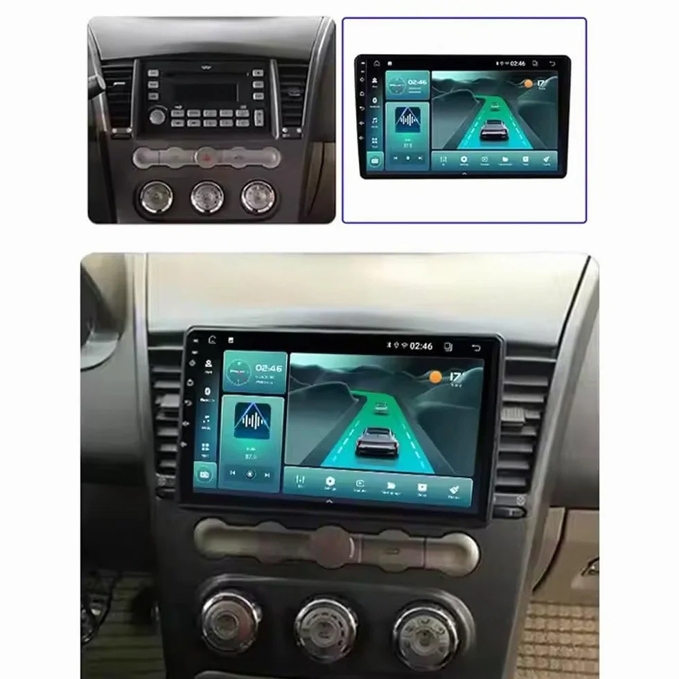 Car Multimedia Player dla Chery A3 A5 Tiggo 2008-2010 Android 15 9 Inch Touch Screen Player Wireless Carplay Android Auto Wifi For, 8 Core 8G+256G