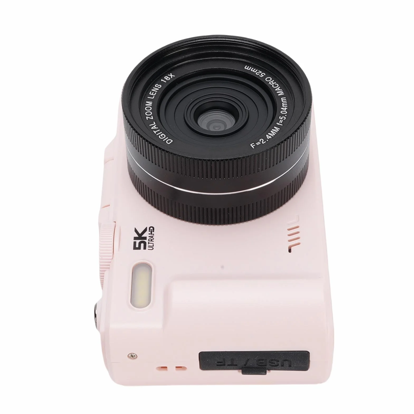 Dpofirs Kamera Cyfrowa 5K do Fotografii, 75MP Autofocus Vlog Camera, 18x Zoom, 3 -calowy Ekran o 180 Stopni, Kompaktowe Wideo, dla Początkujących Nastolatków