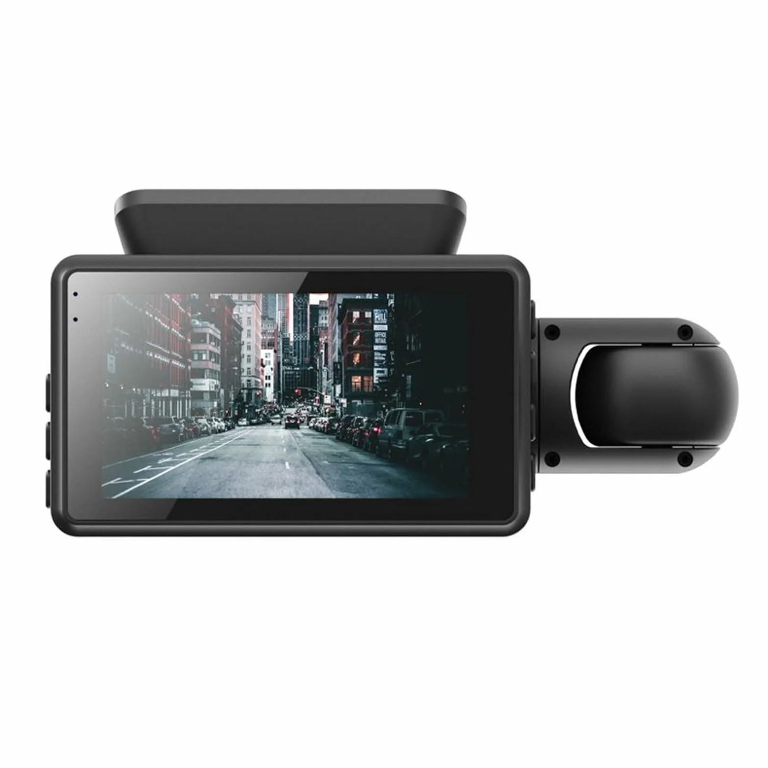 3-calowy rejestrator samochodowy z ekranem IPS HD 1080P noktowizor DVR podwójne nagrywanie Nagrywanie W RozdzielczośCi Ultra Hd