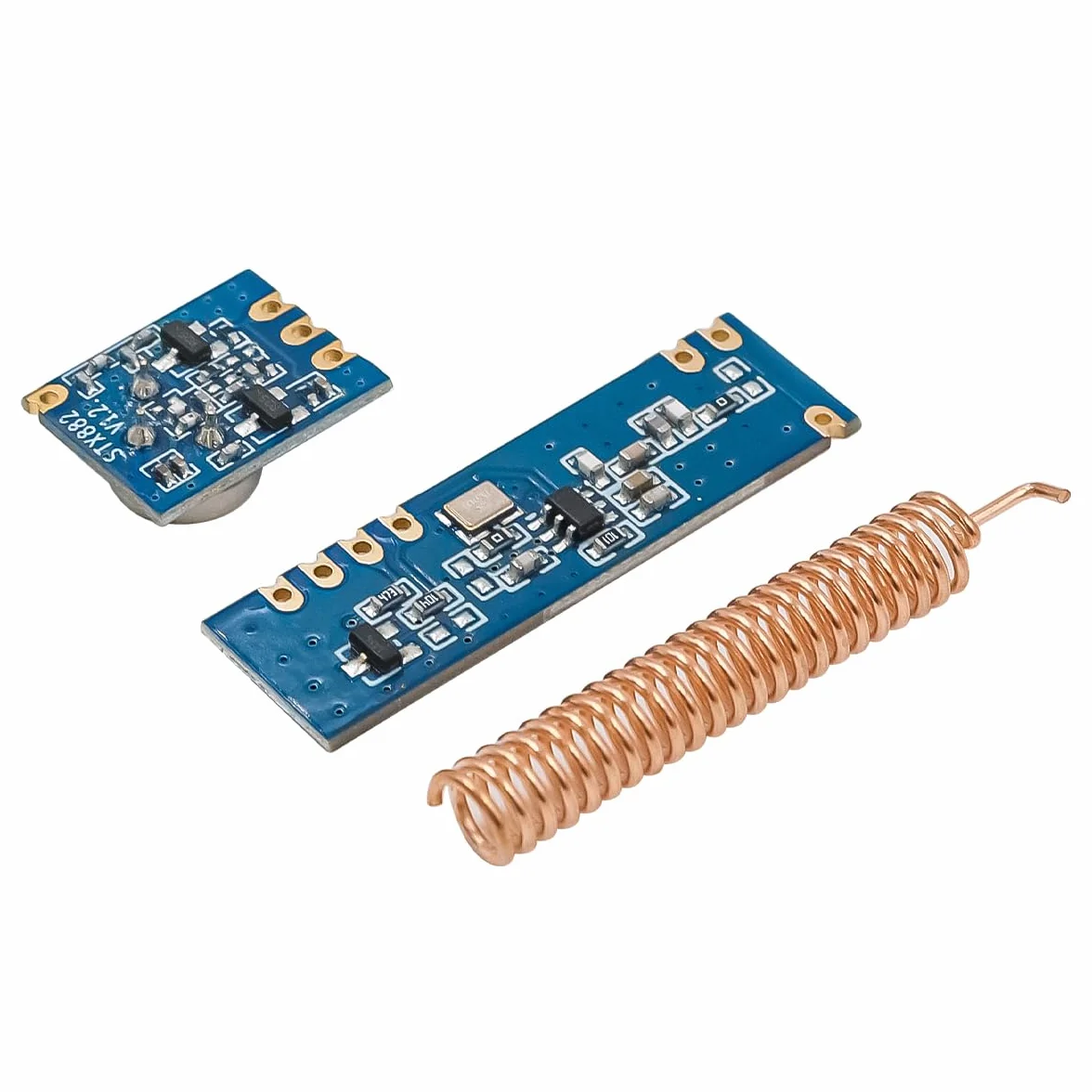 Namvo 2 szt. STX882 + SRX882 + 433 MHz antena sprężynowa ASK bezprzewodowy nadawczo-odbiornik-moduł kombinacja