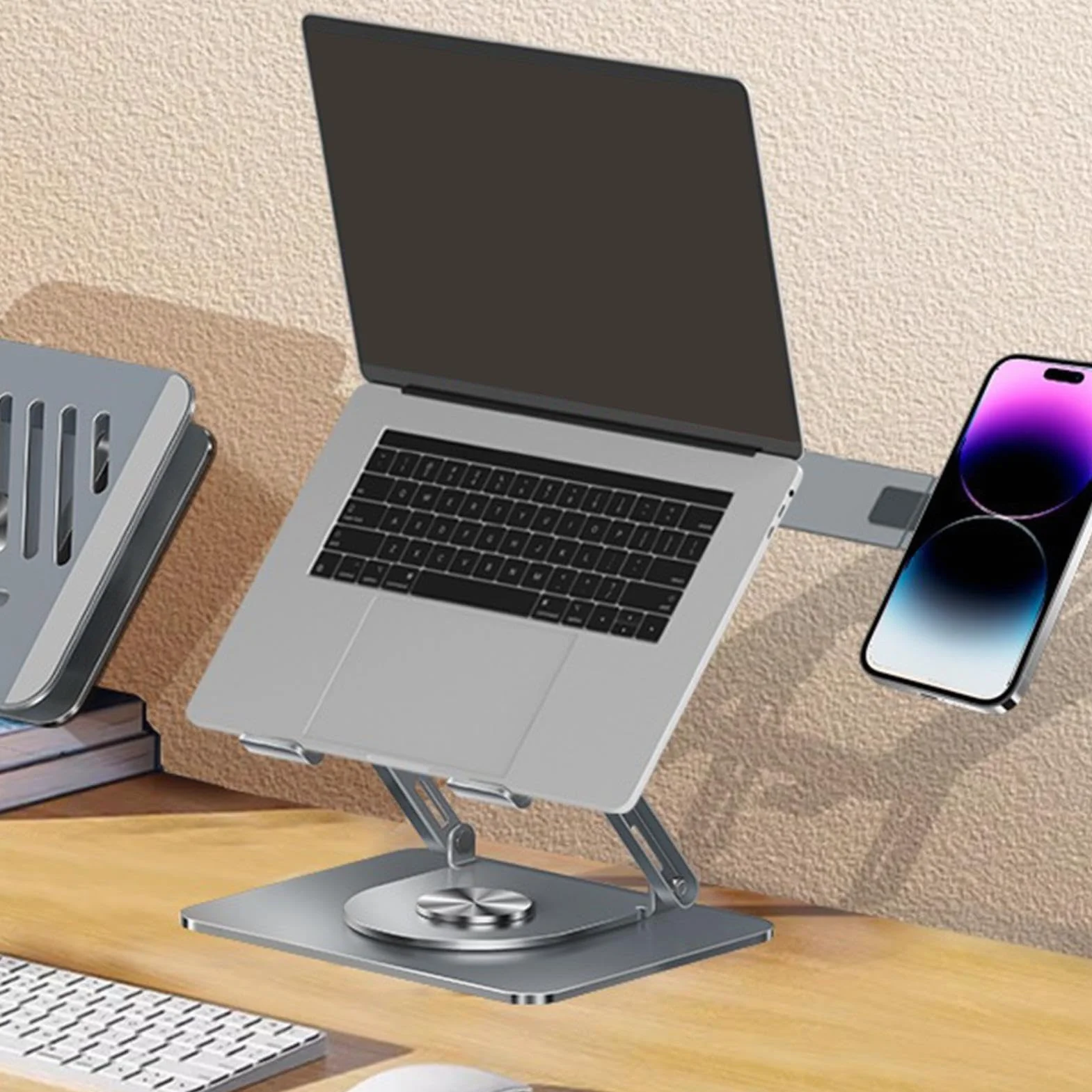 Podstawka pod laptopa na biurko Ergonomiczny Składany Uchwyt Do | Składany Na Laptopa Łóżka, domu, kanapy, pracy, nauki, kuchni, klasy
