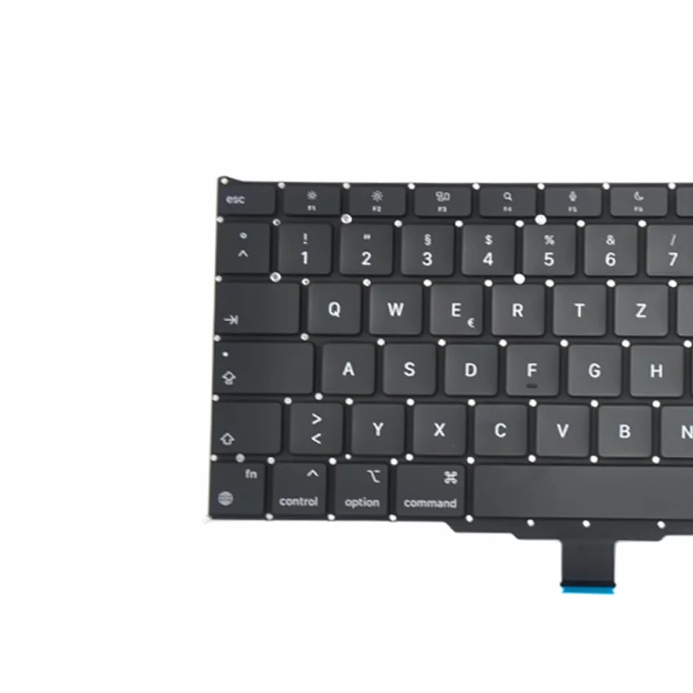 Zamienna niemiecka klawiatura QWERTZ, kompatybilna z MacBook Air Retina 13" M1 A2337, klawiatura + śruby + śrubokręt