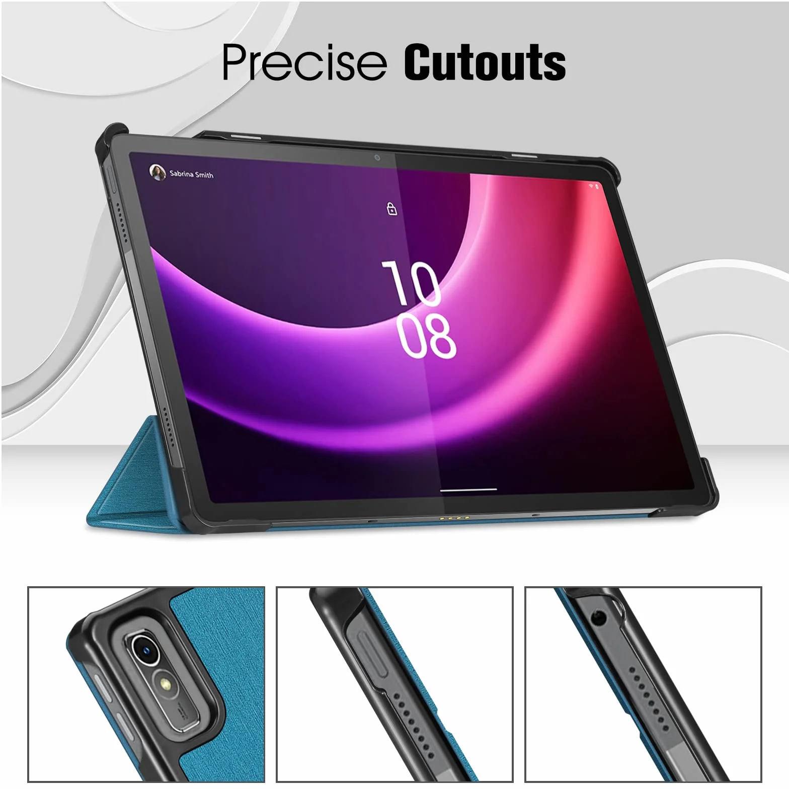 FINTIE Etui kompatybilne z Lenovo Tab P11 (2. generacji) 11,5" TB350FU/TB350XU 2022, Tablet, cienka lekka obudowa ochronna z funkcją automatycznego budzenia/snu, ciemnoniebieski