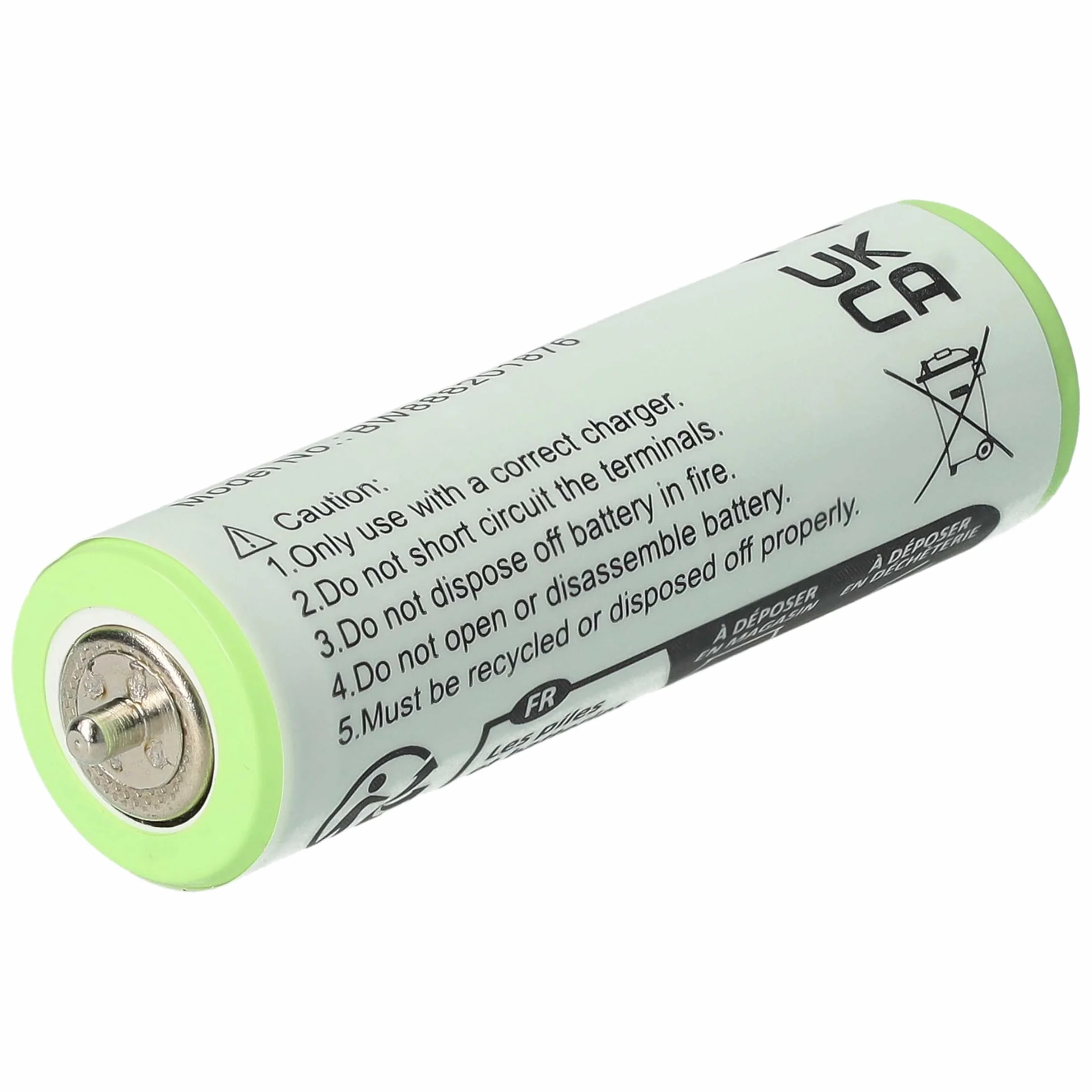 vhbw 2 x bateria kompatybilna z maszynką do golenia Braun Series 1, Series 3, SmartControl (1800mAh, 1,2V, NiMH)