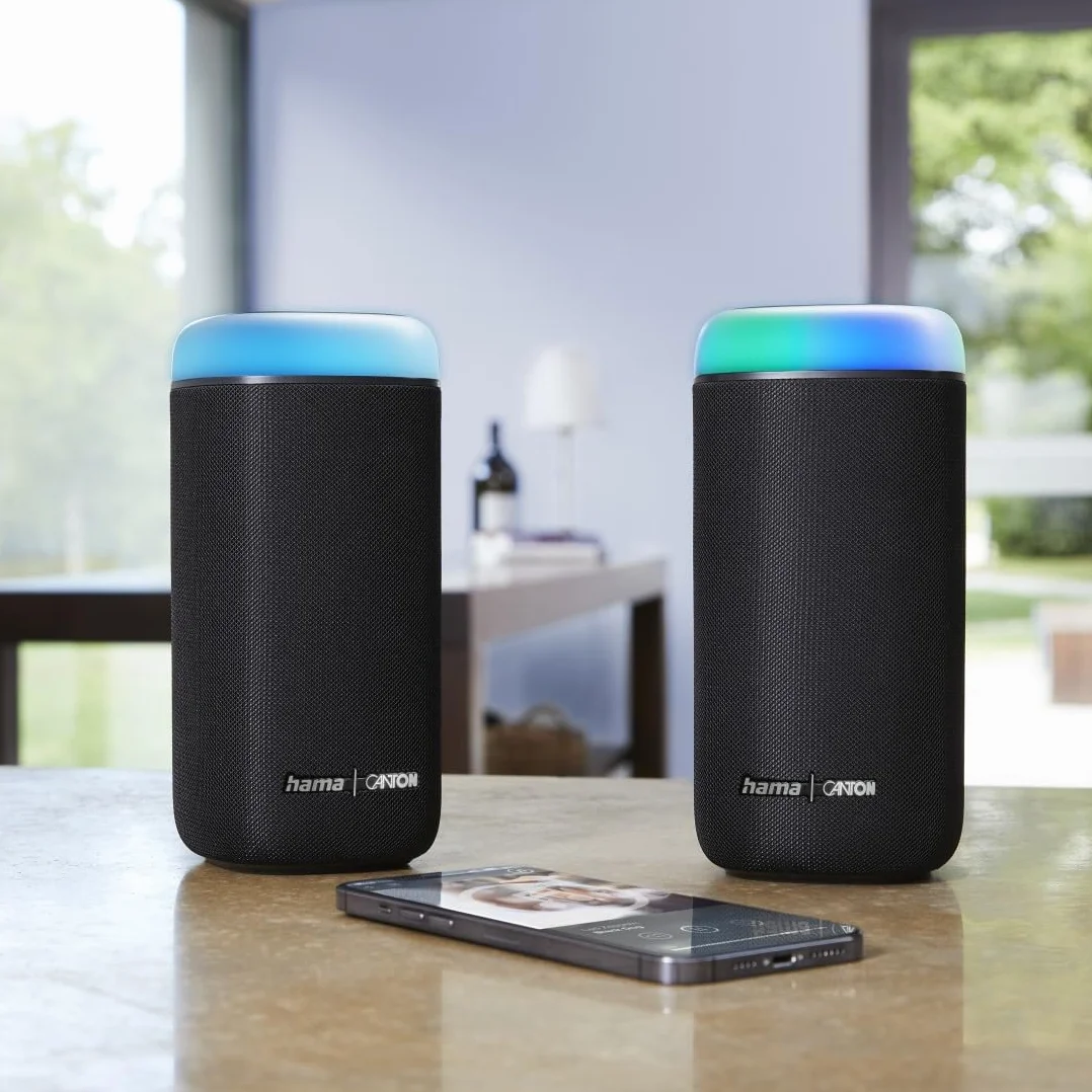 Hama Głośnik Bluetooth, 30 W (wodoodporny IPX4, efekty świetlne LED, 12 godzin pracy na baterii, mały głośnik Bluetooth, muzyka Bluetooth, pudełko na imprezy Bluetooth,