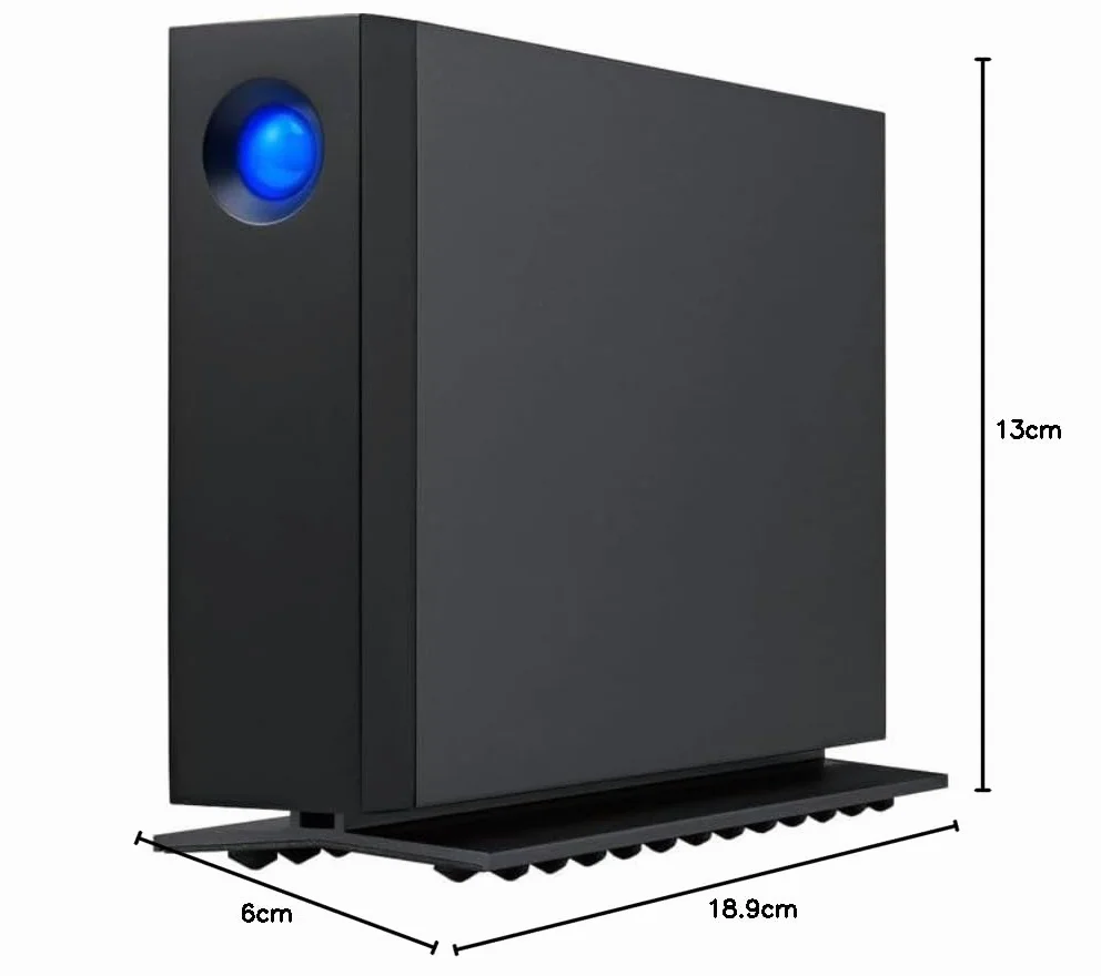 LaCie d2 Professional 10TB, Zewnętrzny dysk twardy, PC Mac & iPad, 1 miesiąc Adobe CC, Data Rescue Service (STHA10000800)