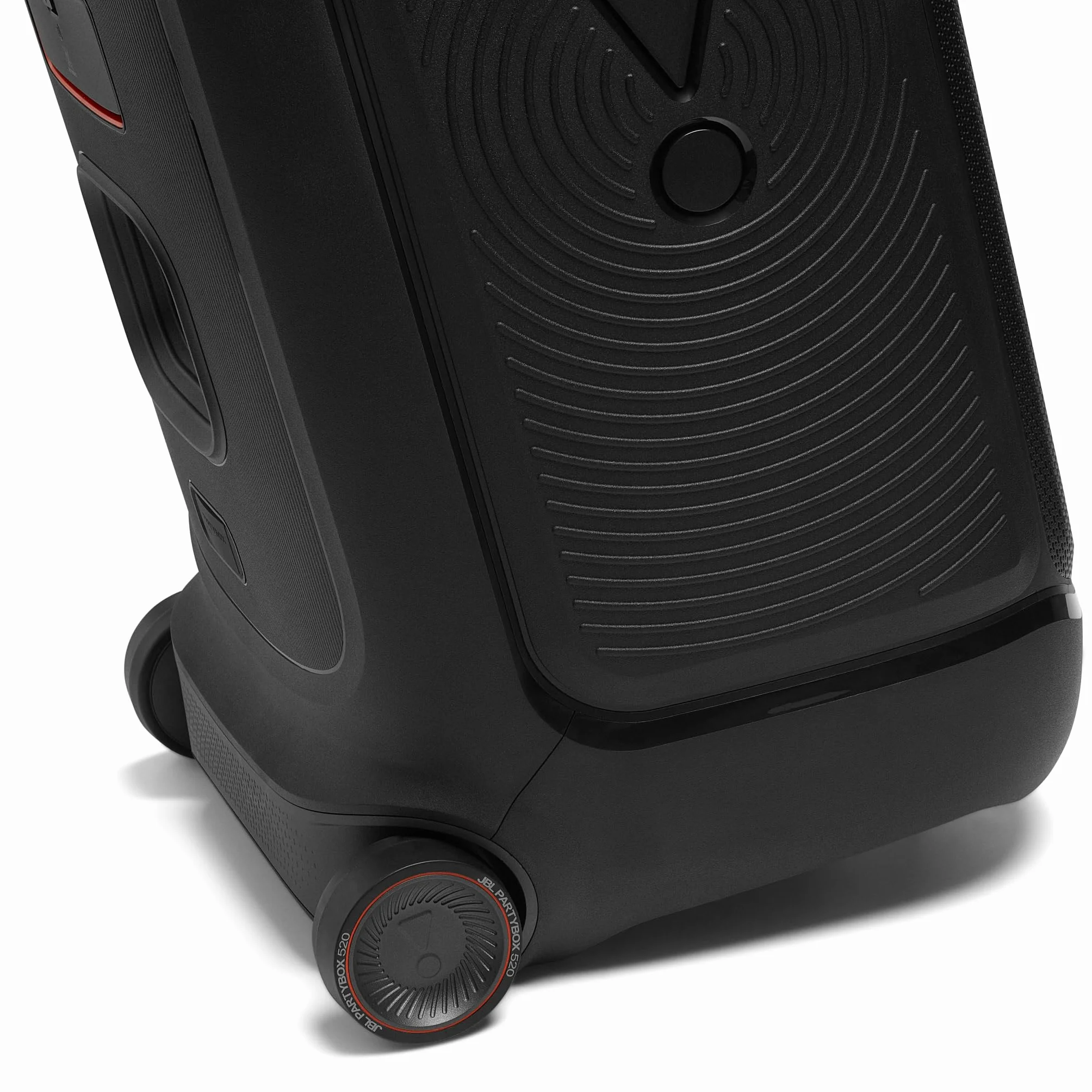 JBL Partybox 520 bezprzewodowy głośnik imprezowy Bluetooth, przenośny, czas odtwarzania 15 H, dynamiczny pokaz świetlny, IPX4, AI Sound Boost, wejście mikrofonowe, czarny