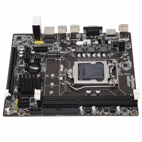 Płyta Główna do Gier DDR3, 1155 Pinów 2 DDR3 100M Mining Płyta Główna Obsługująca Procesory Corei7, I5, I3 (LGA1155), Obsługuje Cyfrowe Wyjście Wideo High Definition