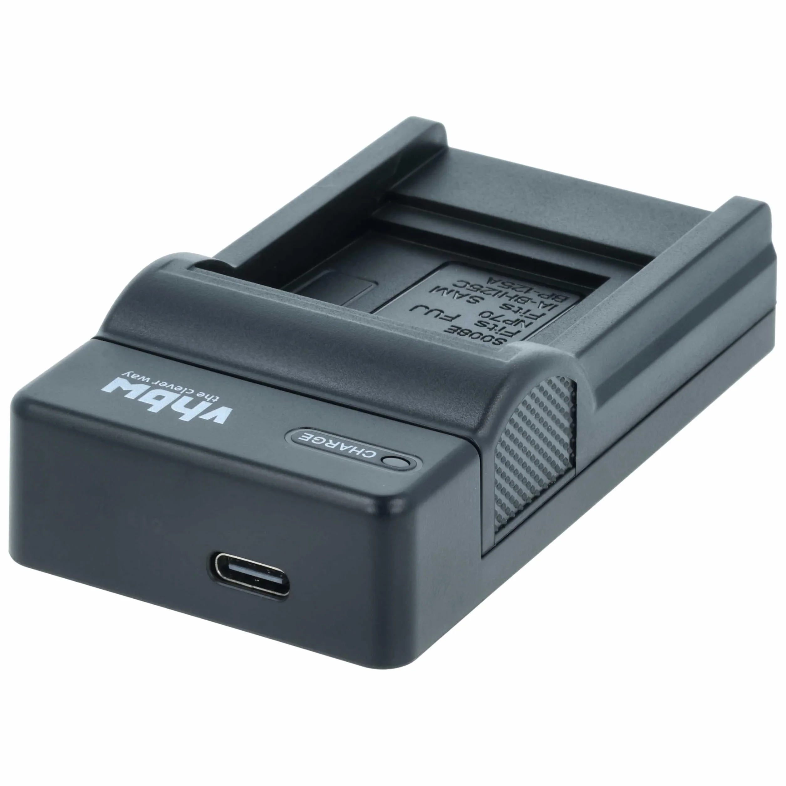vhbw Ładowarka USB kompatybilna z kamerą Ricoh CX1, CX2, DX-1G, DX-2G, GR, digital II, III, IV, GX100 kamera/akumulator - ładowarka, wskaźnik ładowania