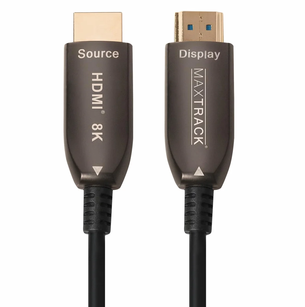 MaxTrack Aktywny kabel światłowodowy HDMI® C507-20ML - HDMI 2.1, 8K @60Hz, 4K 120Hz, eARC, 3D, HDR, HDCP 2.2, YUV 4:4:4, zasięg do 100 m