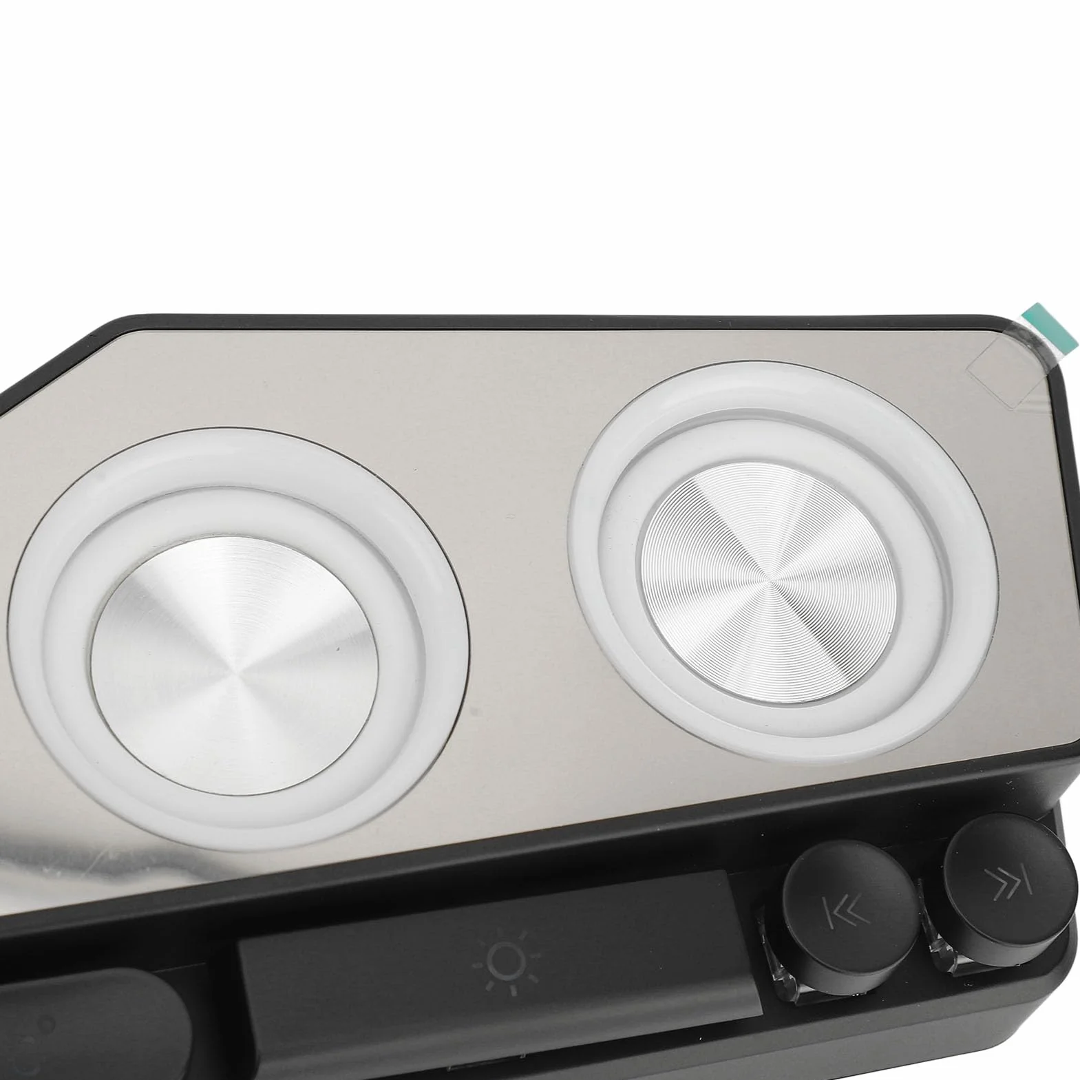 Głośniki do Gier 3600 MAh RGB, Wiele Trybów Odtwarzania Głośnik Komputerowy z Oświetleniem RGB, Unikalny System Głośników Komputerowych w Kształcie Klawiatury do Laptopów PC