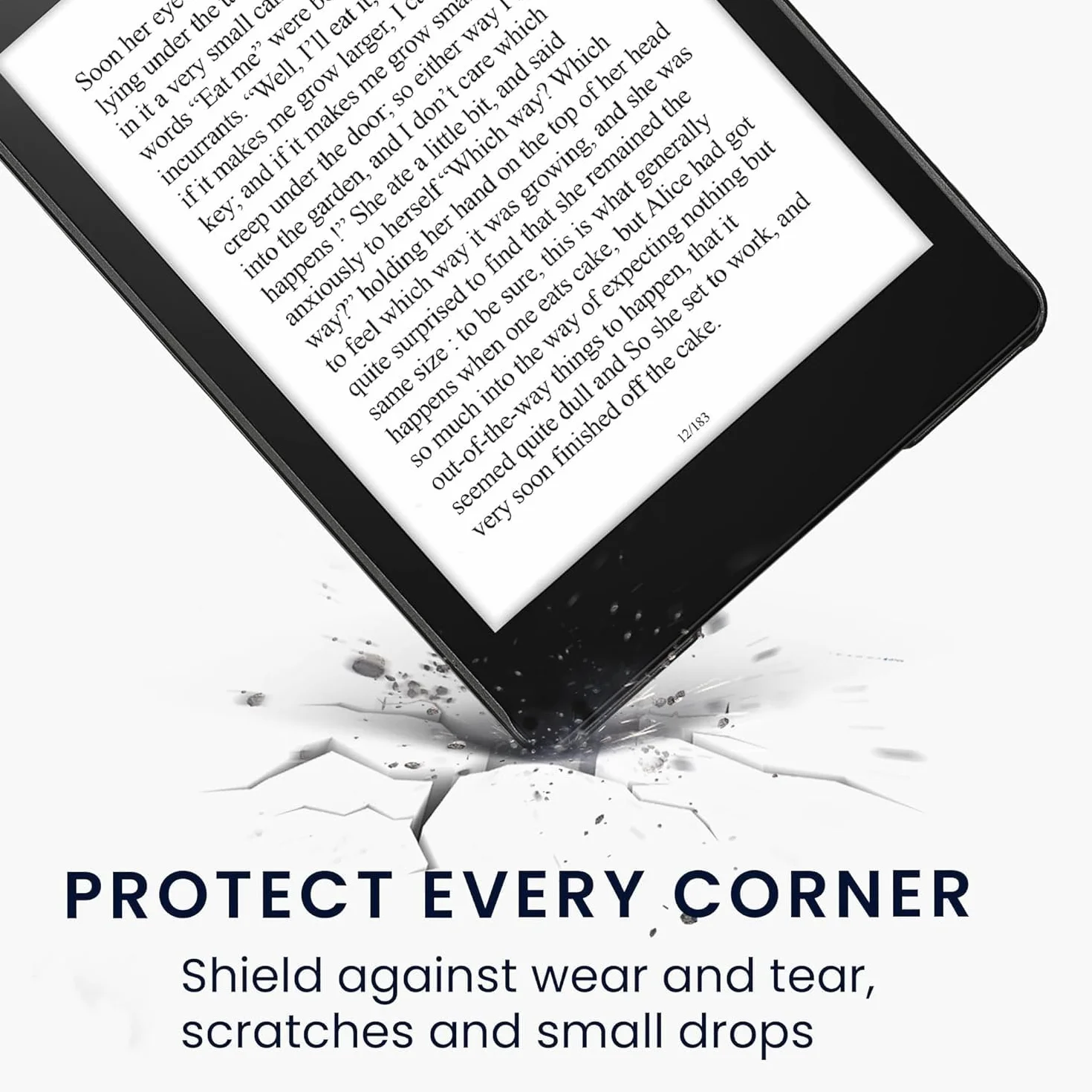 Etui kompatybilne z 2024 Amazon Kindle Paperwhite 12. edycja, ręcznie zaprojektowane, PU, wegańska skóra, wąski krój, odporne na wstrząsy, z automatycznym uśpieniami/budzeniem (czarne)