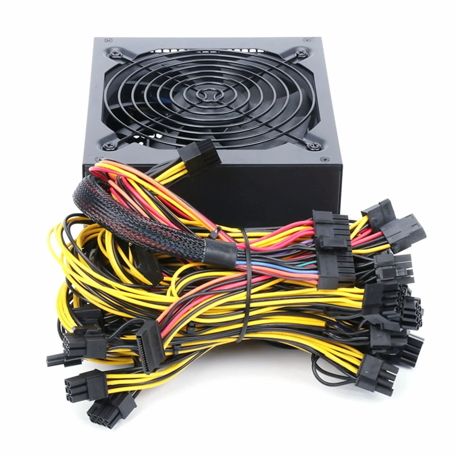 2000 W 2400 W 2600 W 160 V-240 V ATX ETH Górnictwo Bitcoin Zasilacz 95% wydajności dla 3060 3070 3080 Miner Rig(2400W do 2600W)