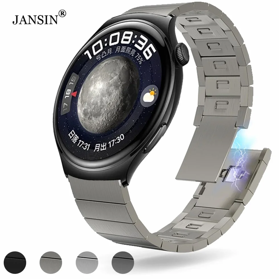 Metalowy pasek magnetyczny do zegarka Huawei Watch GT 46 mm/42 mm GT 2E/pro GT Active pasek ze stali nierdzewnej, akcesoria zastępcze