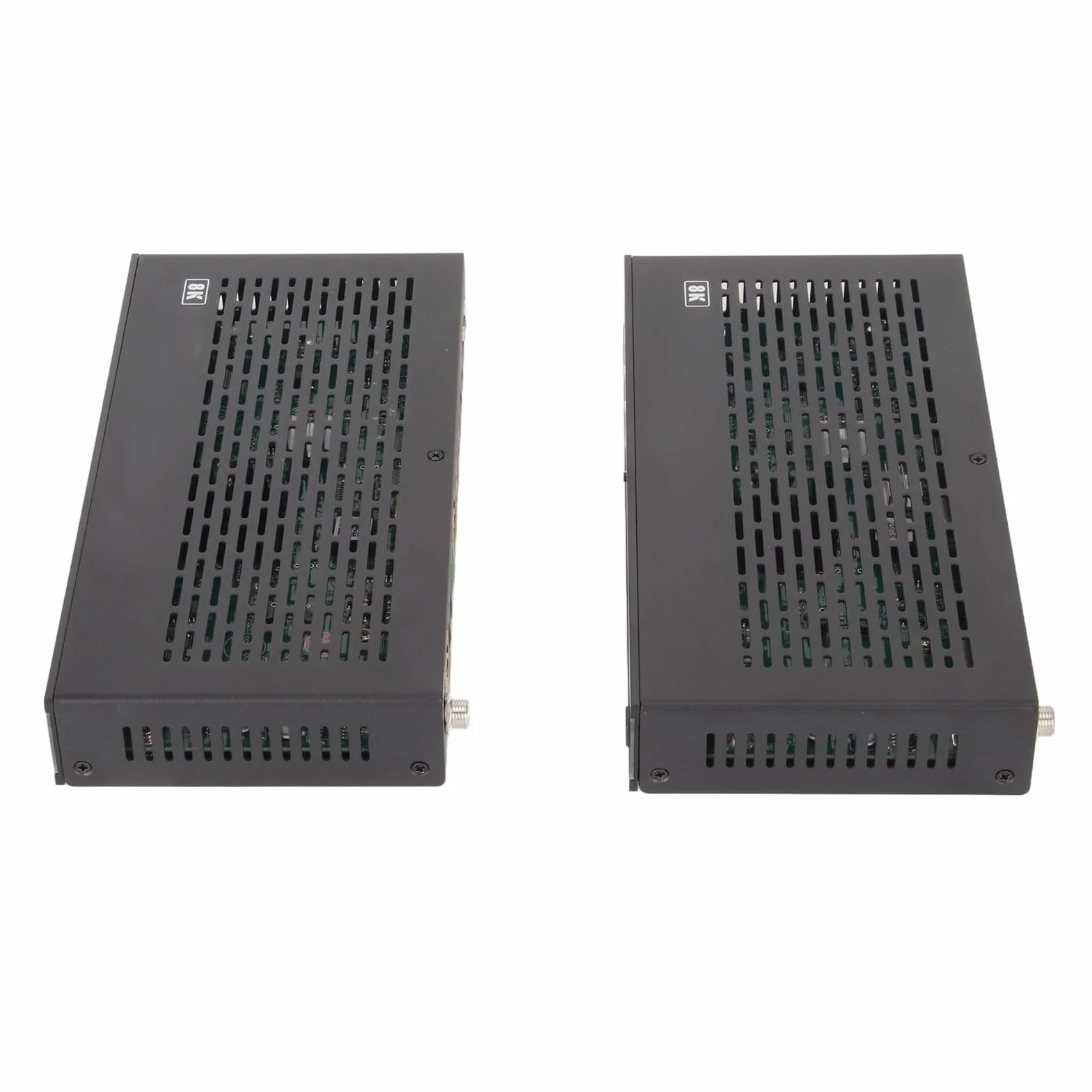 dla HDBaseT HDMI Extender, HDP-EHC100U 8K HDMI USB over dla HDBaseT Audio Video Extender Adapter, Obsługuje HDMI 2.1, HDCP 2.3, dla HDBaseT 3.0 i Dwukierunkowy POC (Wtyczka UE)