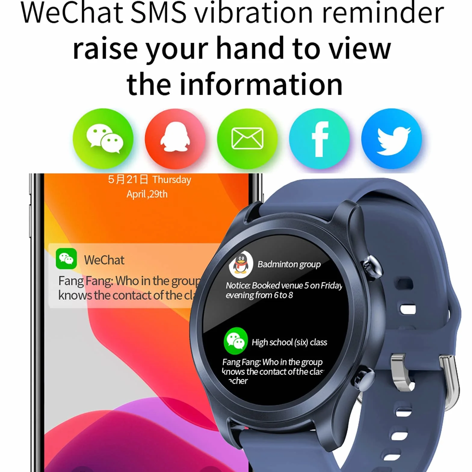 Inteligentny zegarek Zegarek fitness Monitor aktywności fizycznej z monitorowaniem temperatury Tętno Ciśnienie krwi Tlen we krwi IP68 Wodoodporny Smartwatch Zegarek fitness Inteligentny zegarek dla