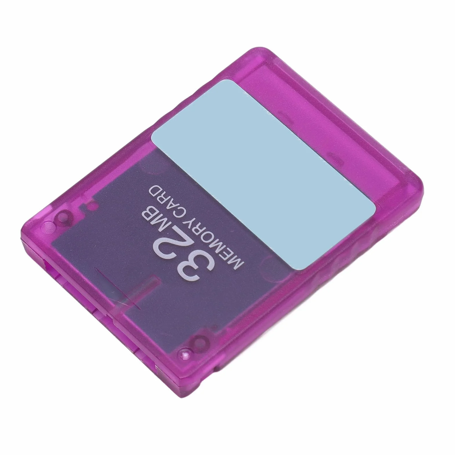 Karta Pamięci do Gier na konsolę PS 2, Bezpłatny Adapter Karty Pamięci Mcboot V1.953, Obsługa SCPH do Gier Retro, Karta Programu ładującego OPL HD Plug and Play (fioletowy)