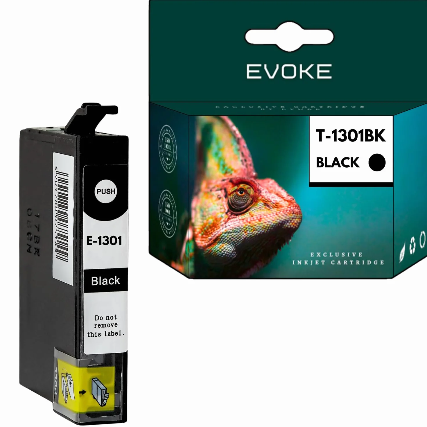 EVOKE T1301 Tusz Kompatybilny z Epson BX320FW BX525WD BX535WD BX625FWD BX630FW BX635FWD Czarny 1190 Stron 32 ml